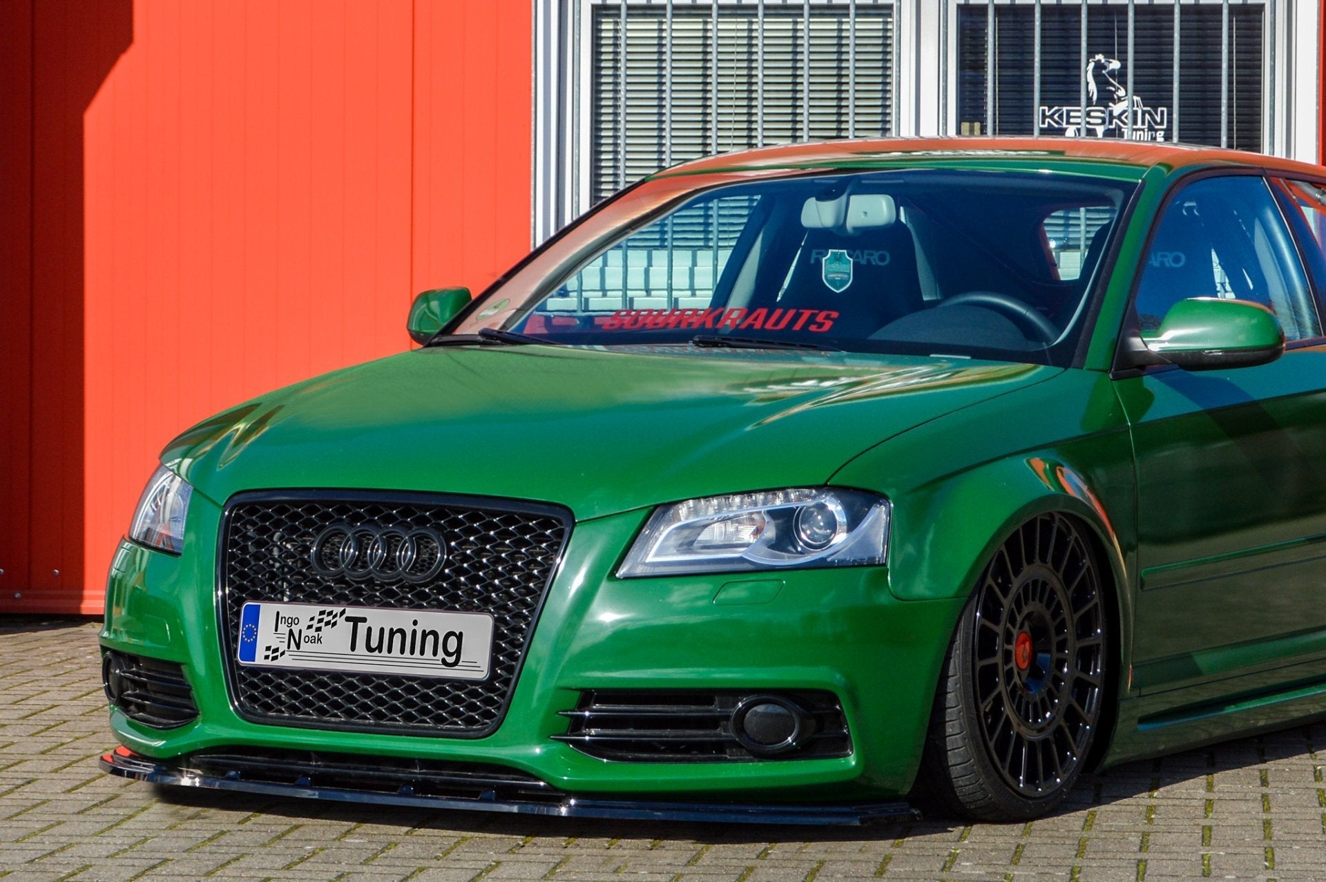 Cup Frontspoilerlippe passend für Audi A3 8P S-Line Facelift