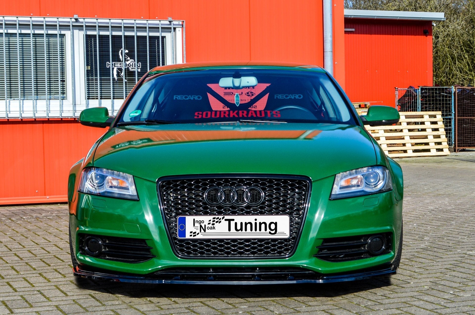 Cup Frontspoilerlippe passend für Audi A3 8P S-Line Facelift