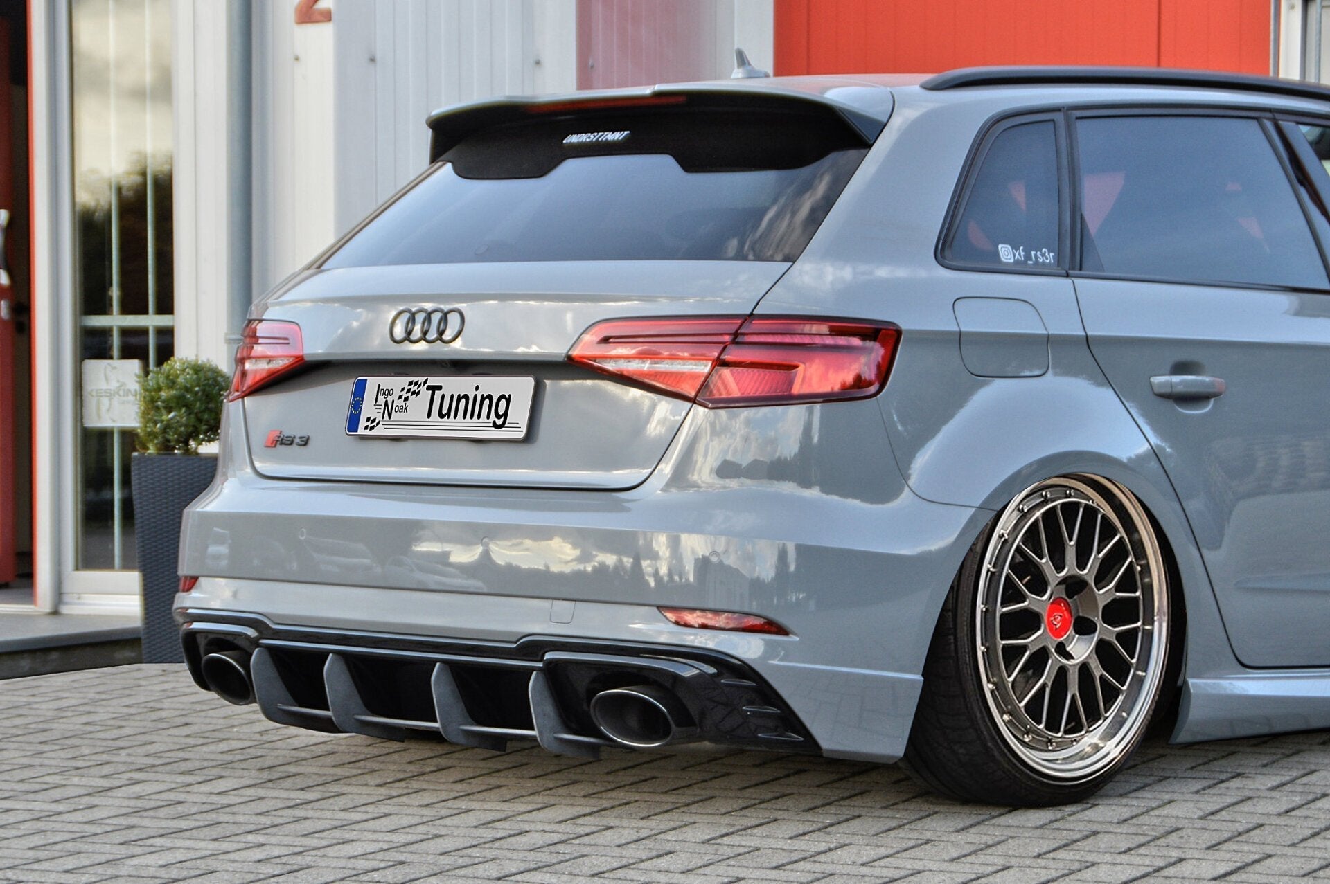 Heckansatz passend für Audi RS3 8V Facelift Sportback