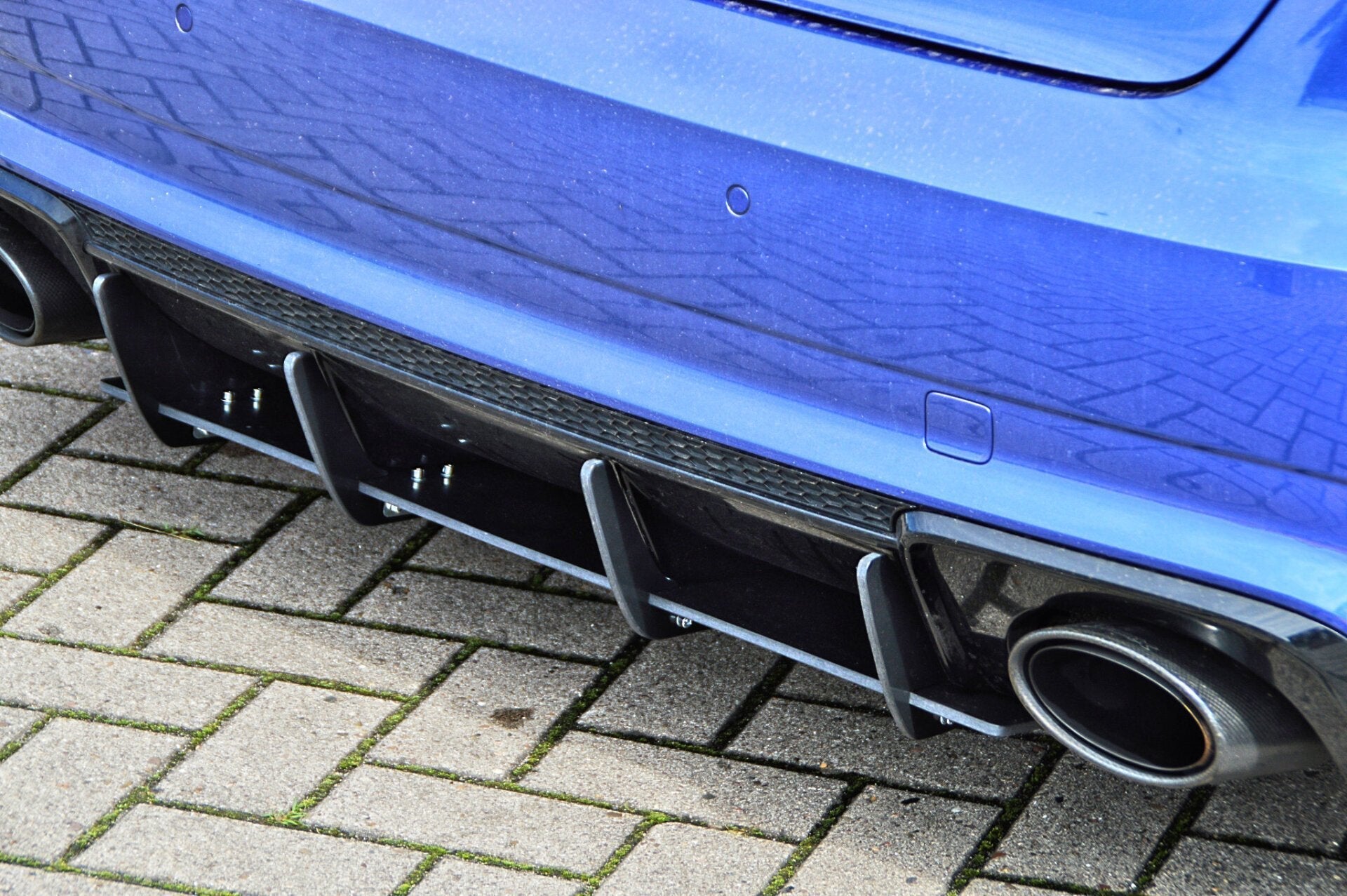Heckansatz Heckeinsatz Diffusor Heckeinsatz passend für Audi RS3 8V Sportback