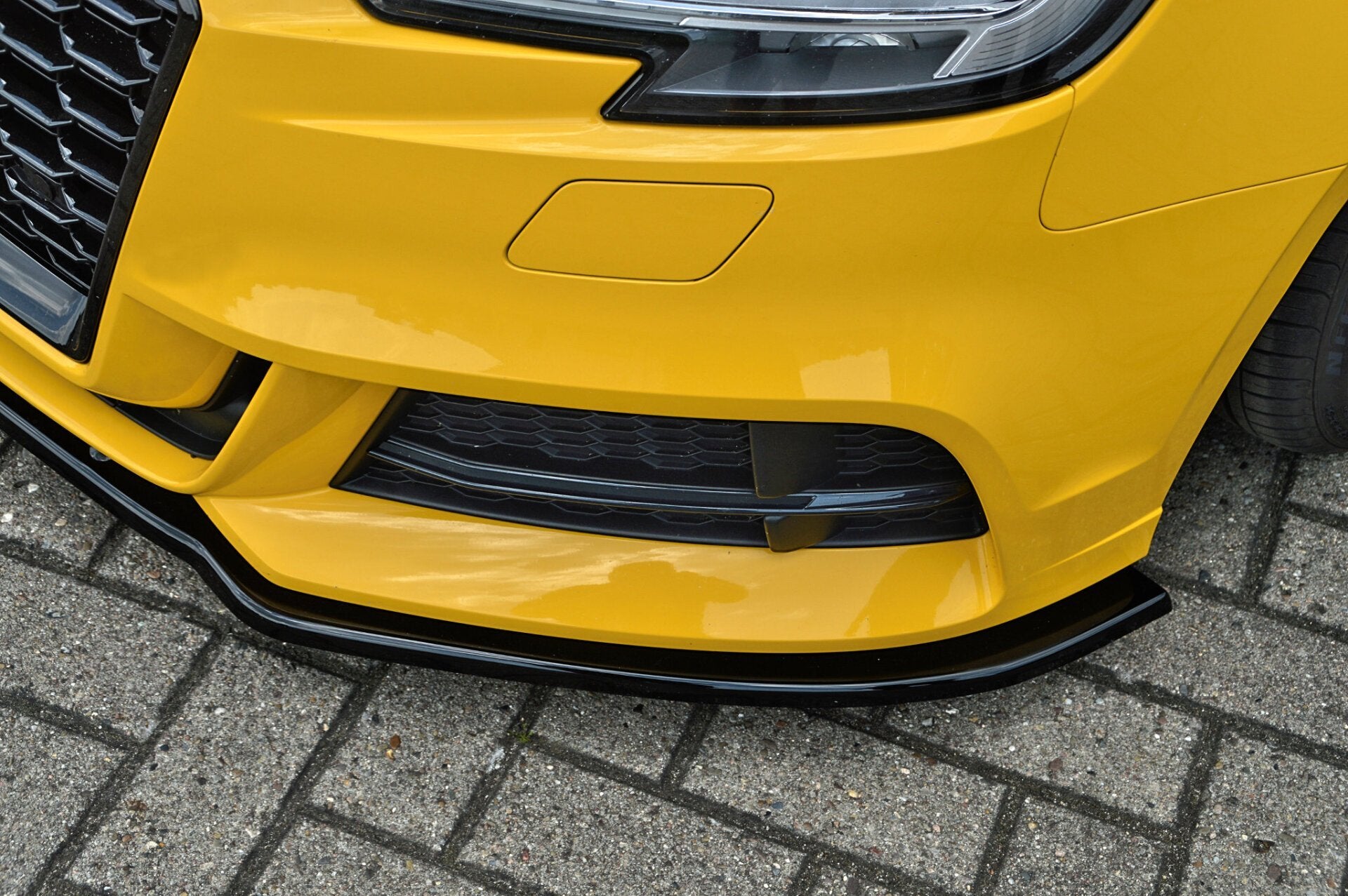 Cup Frontspoilerlippe passend für Audi A3 S3 8V S-Line + Cabrio Facelift