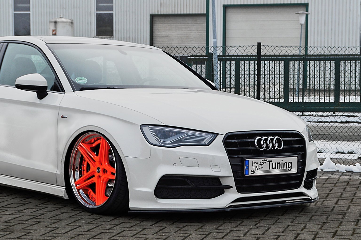 Cup Frontspoilerlippe passend für Audi A3 8V S-Line + S3
