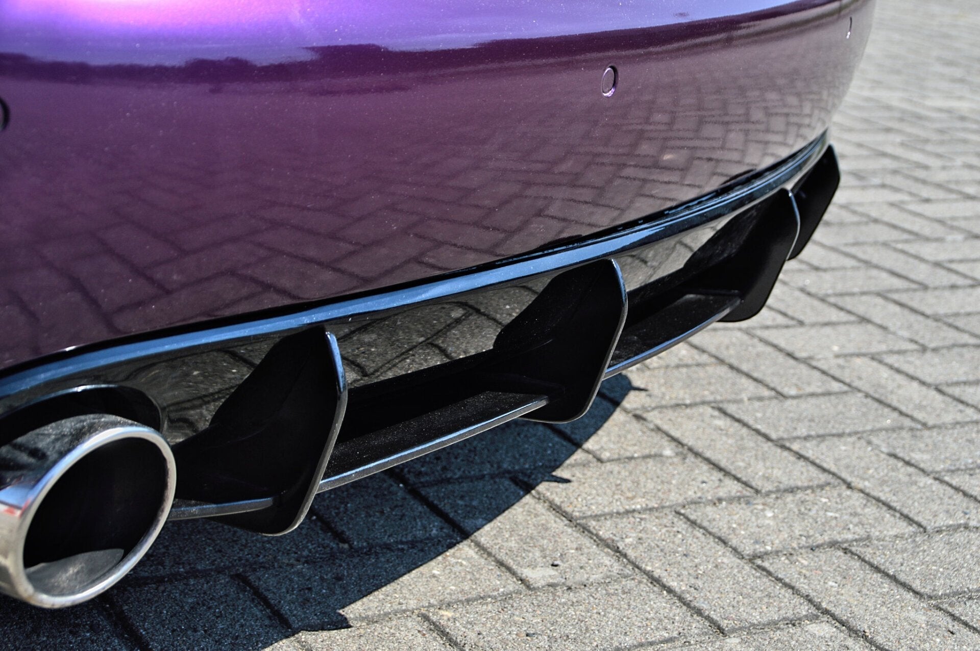 Heckansatz passend für Audi A4 B8 Avant in Race Track Optik