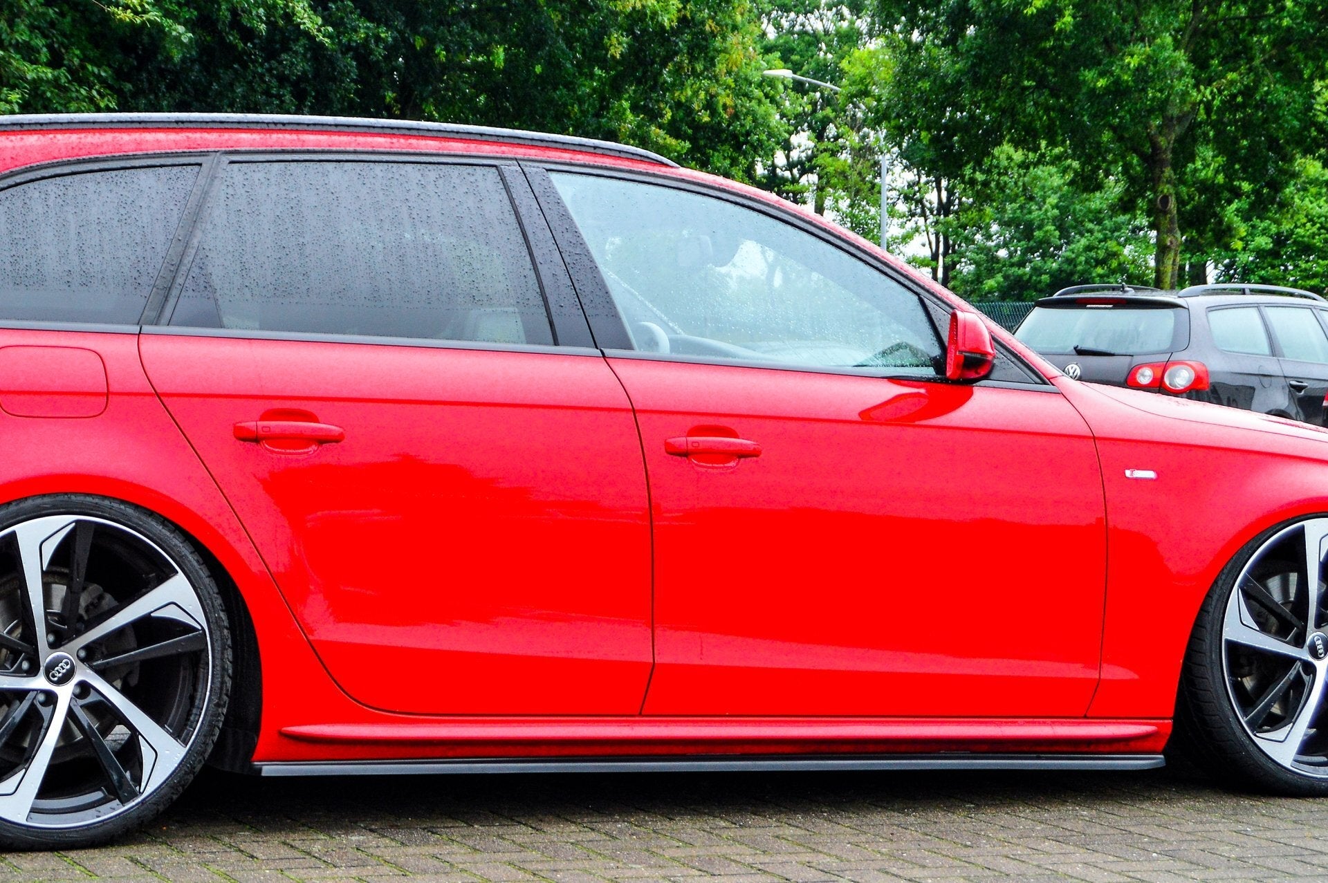 Cup Seitenschweller passend für Audi A4 B8 S-Line + S4 B8 Facelift