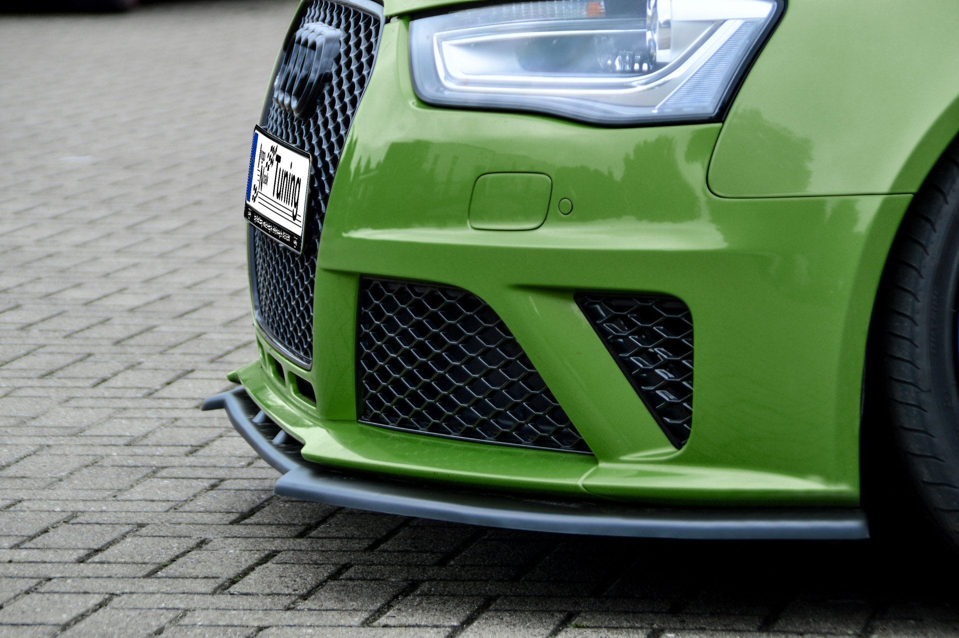 Cup Frontspoilerlippe passend für Audi RS4 B8