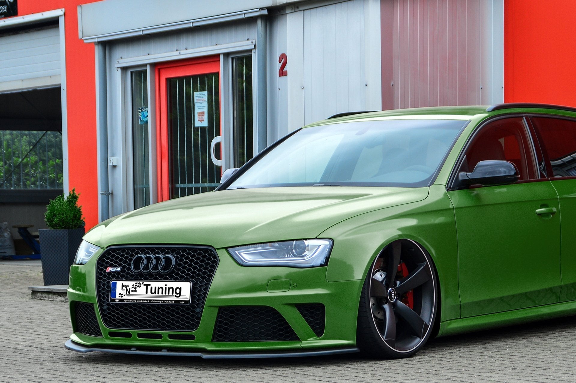 Cup Frontspoilerlippe passend für Audi RS4 B8