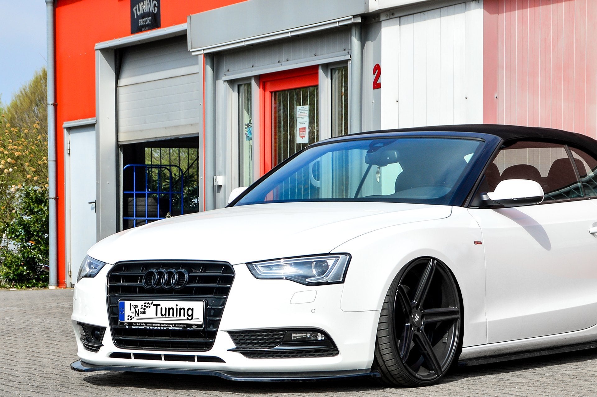 Cup Frontspoilerlippe passend für Audi A5 B8 Facelift Bj. 2011-2016