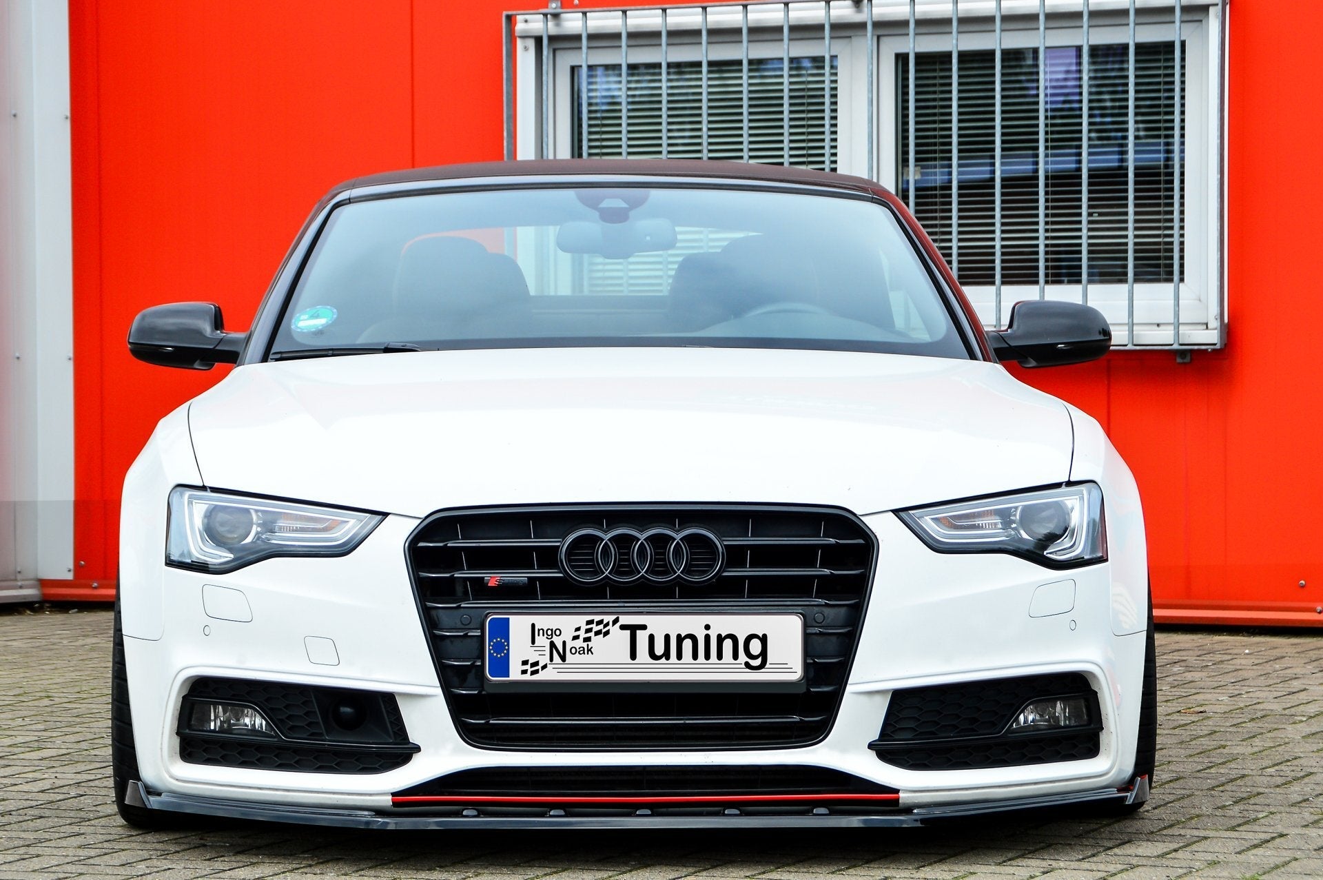 Cup Frontspoilerlippe mit Wing passend für Audi A5 B8 Facelift S-Line
