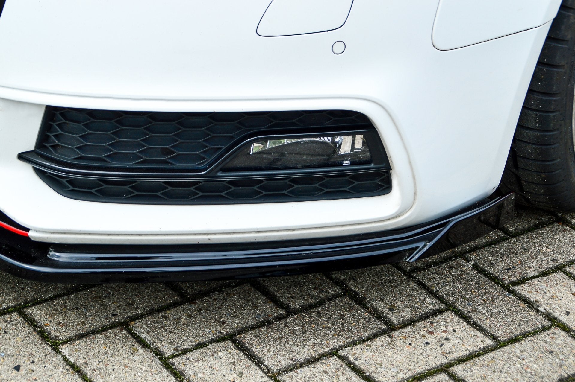 Cup Frontspoilerlippe mit Wing passend für Audi A5 B8 Facelift S-Line