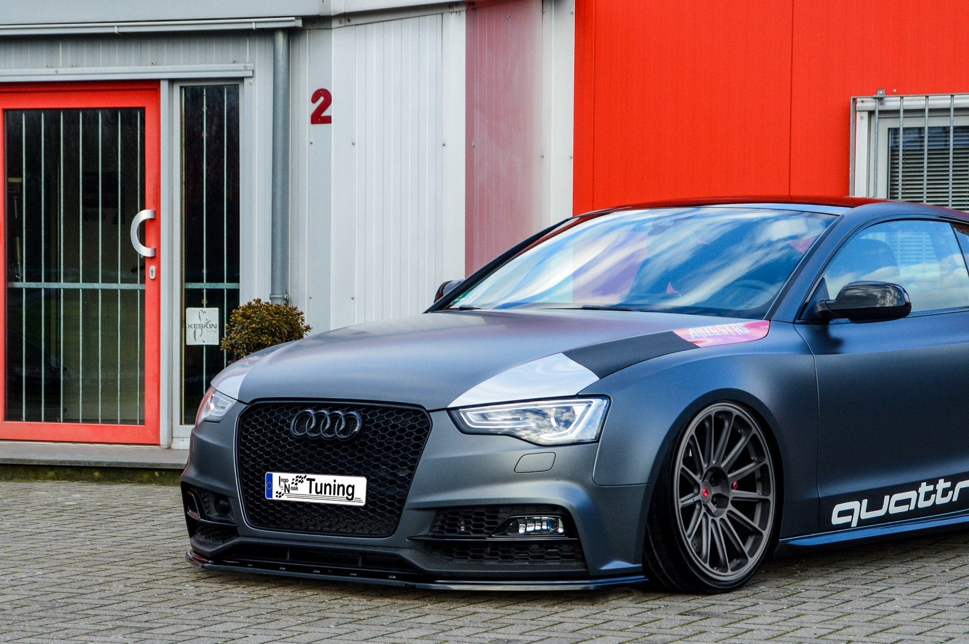 Cup Frontspoilerlippe passend für Audi A5 B8 Sport Edition Plus