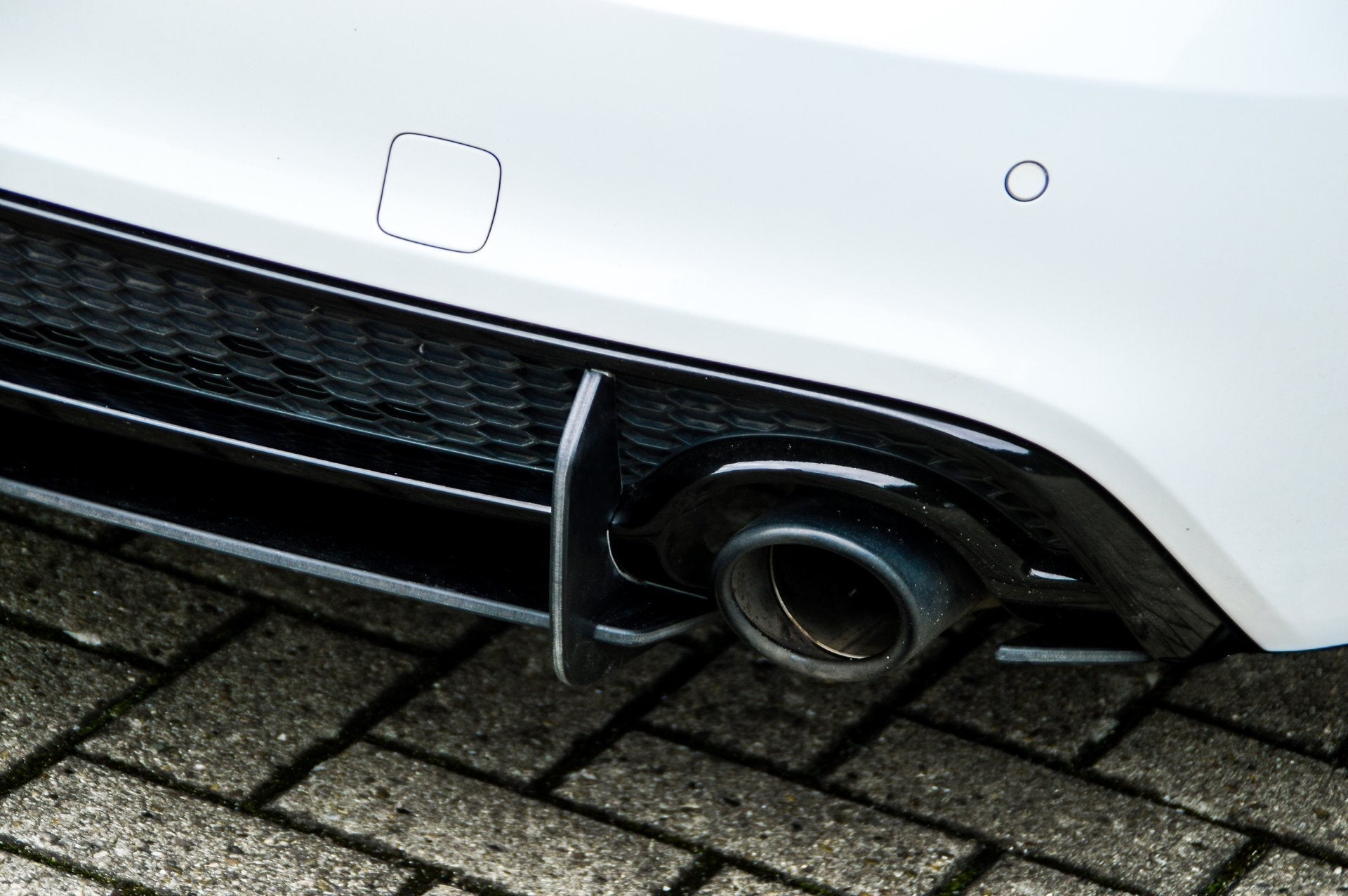 Gesfräster Heckansatz passend für Audi A5 B8 Facelift mit S-Line Diffusor