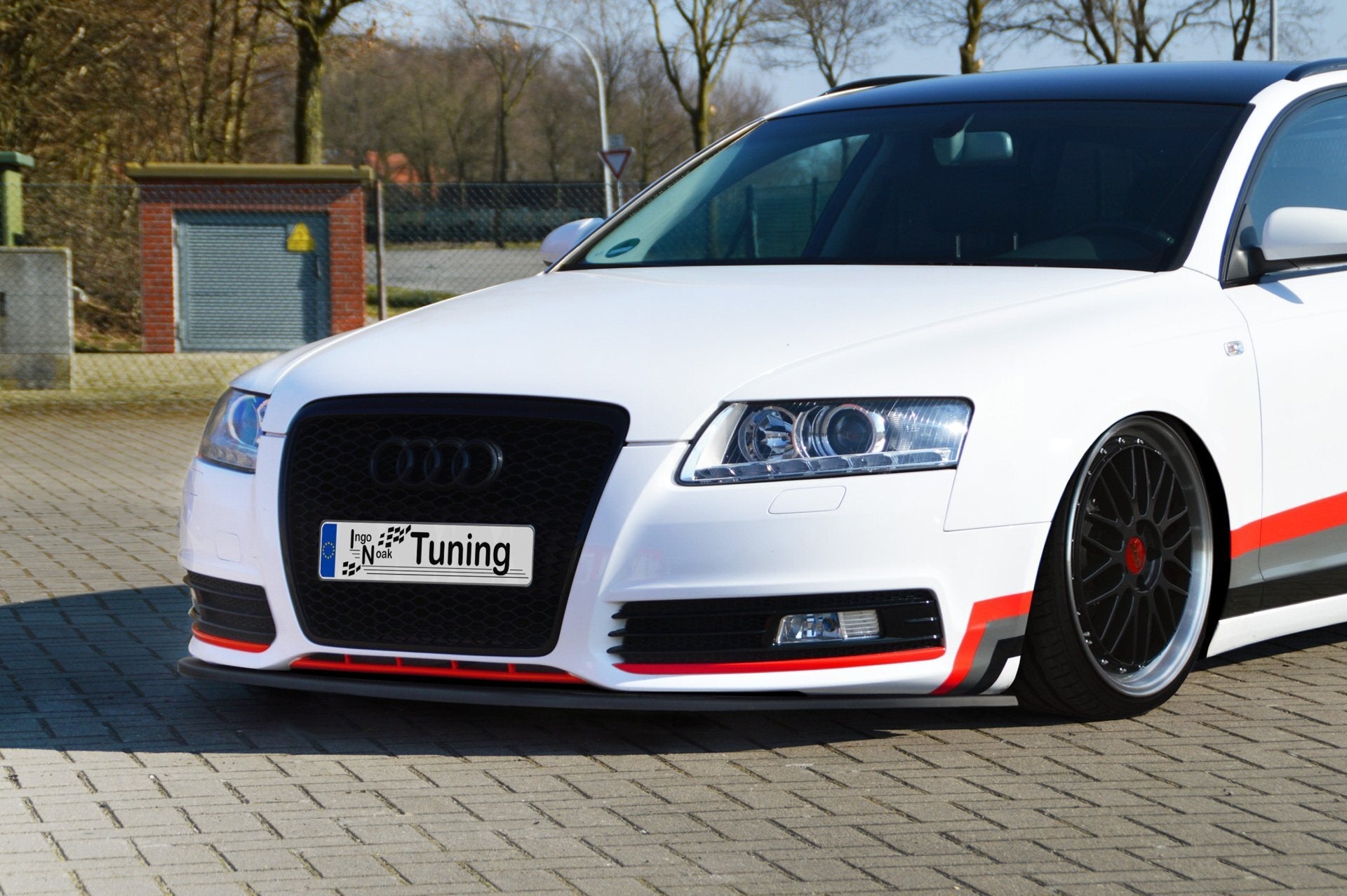 Cup Frontspoilerlippe passend für Audi A6 4F Facelift