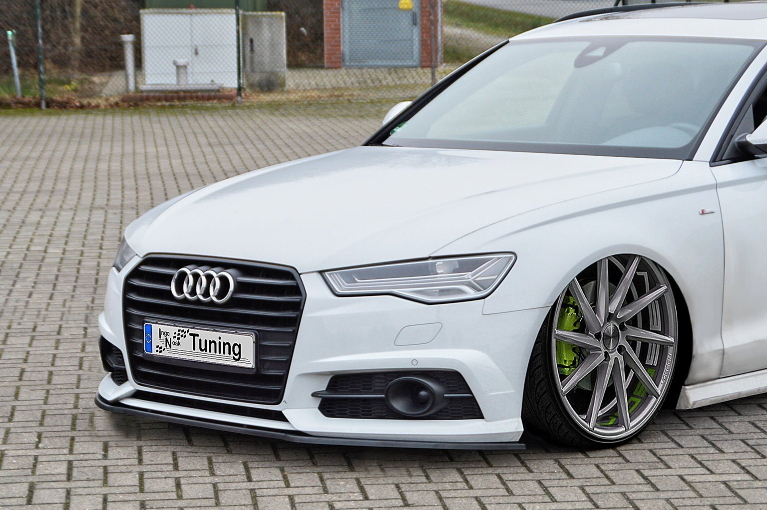 Cup Frontspoilerlippe passend für Audi A6 S-Line+ S6 4G C7