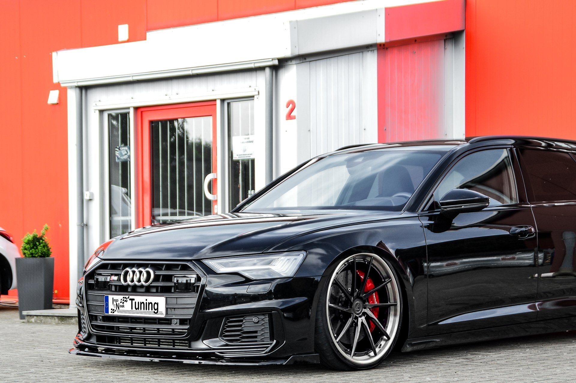 Cup Frontspoilerlippe mit Wing passend für Audi A6 S-Line + S6 4K C8