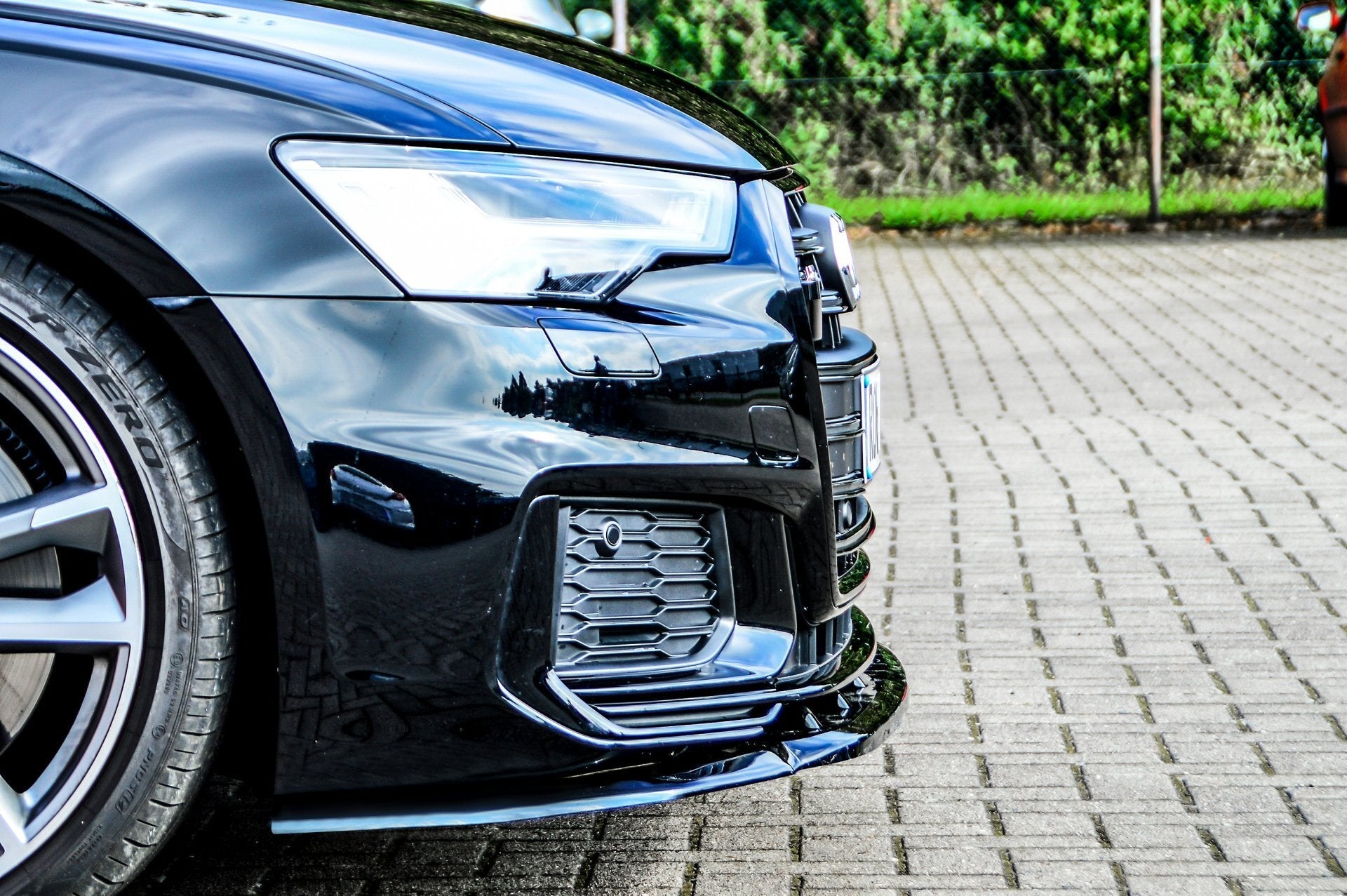 Cup Frontspoilerlippe passend für Audi A6 S-Line + S6 4K C8