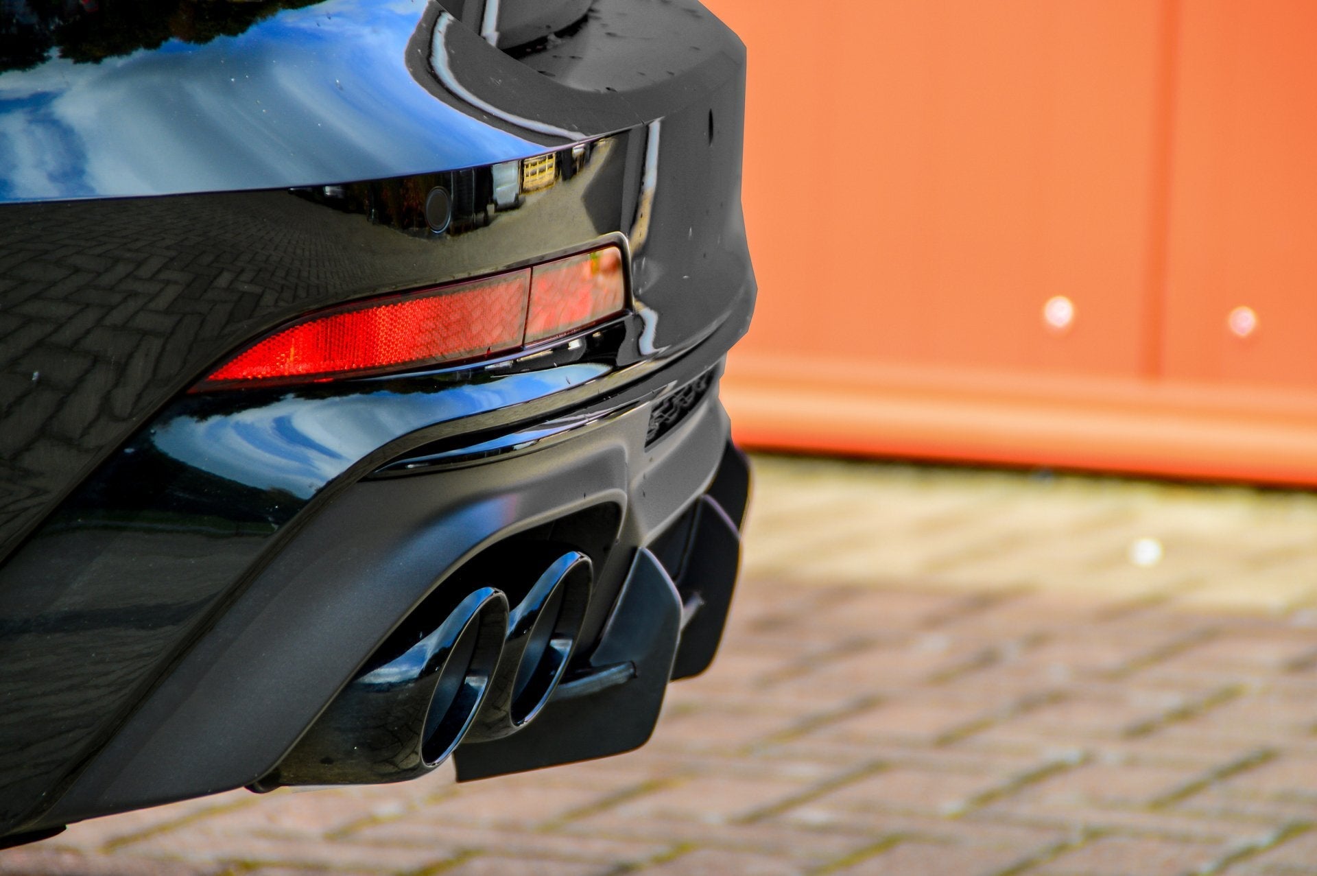 Gefräster Heckansatz passend für Audi S6 8C 4K