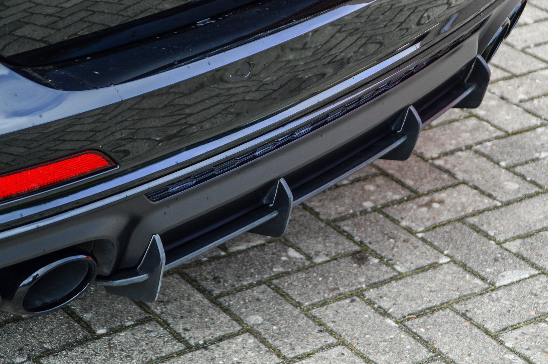 Gefräster Heckansatz passend für Audi S6 8C 4K