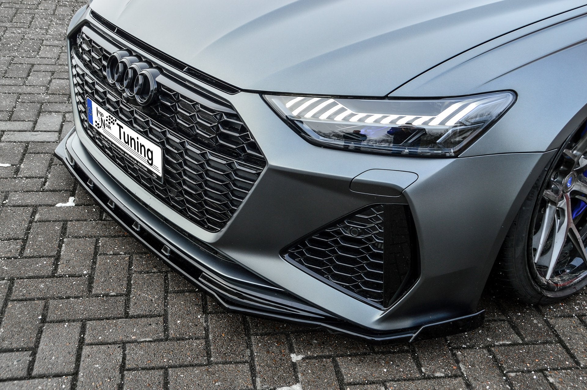 Cup Frontspoilerlippe mit Wing passend für Audi RS6 C8