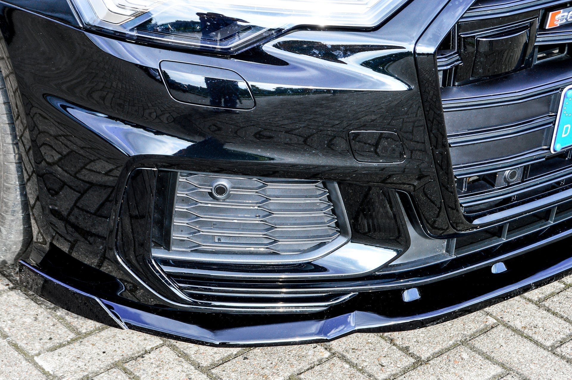 Cup Frontspoilerlippe mit Wing passend für Audi A6 S-Line + S6 4K C8