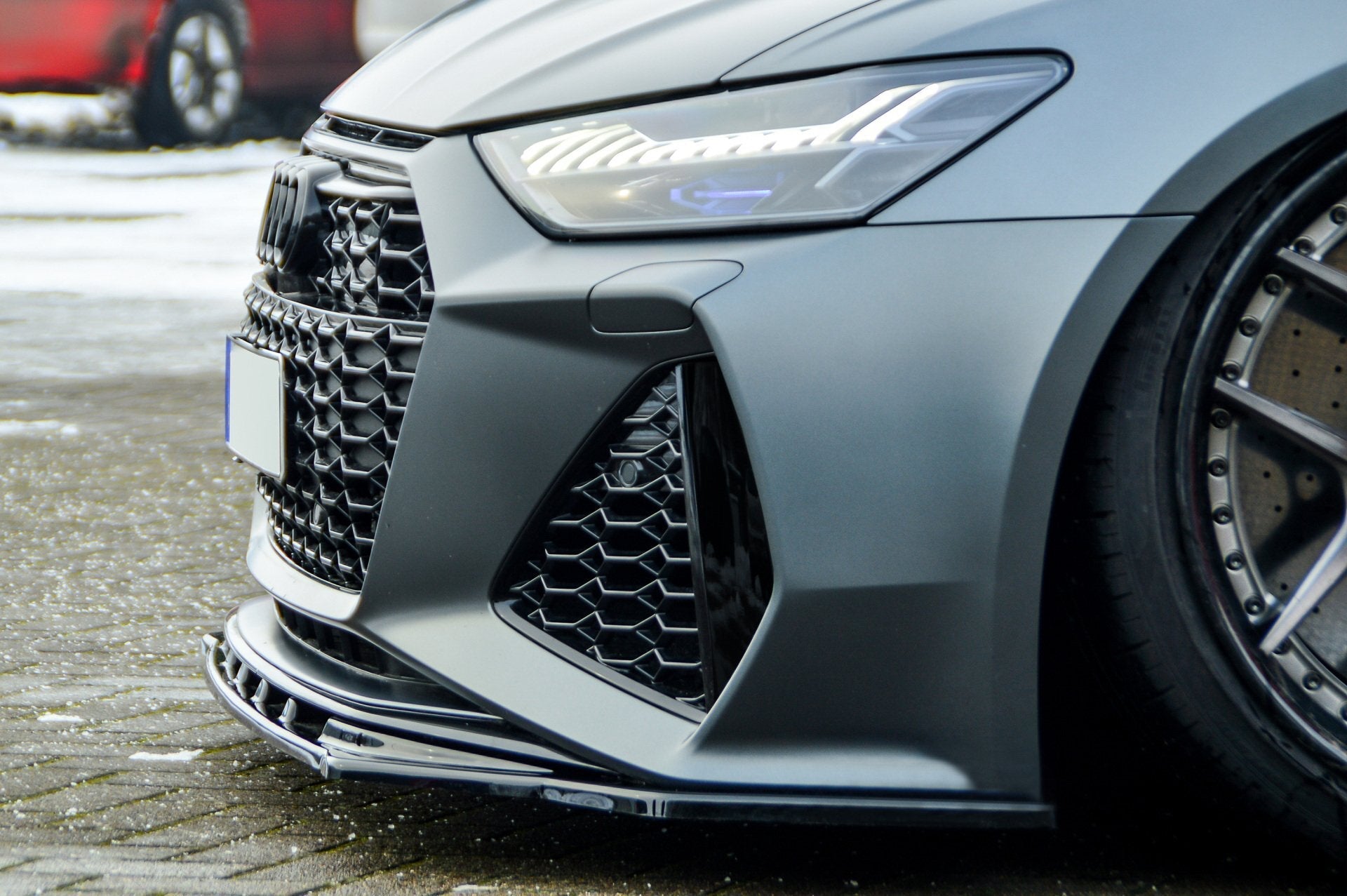 Cup Frontspoilerlippe passend für Audi RS6 C8
