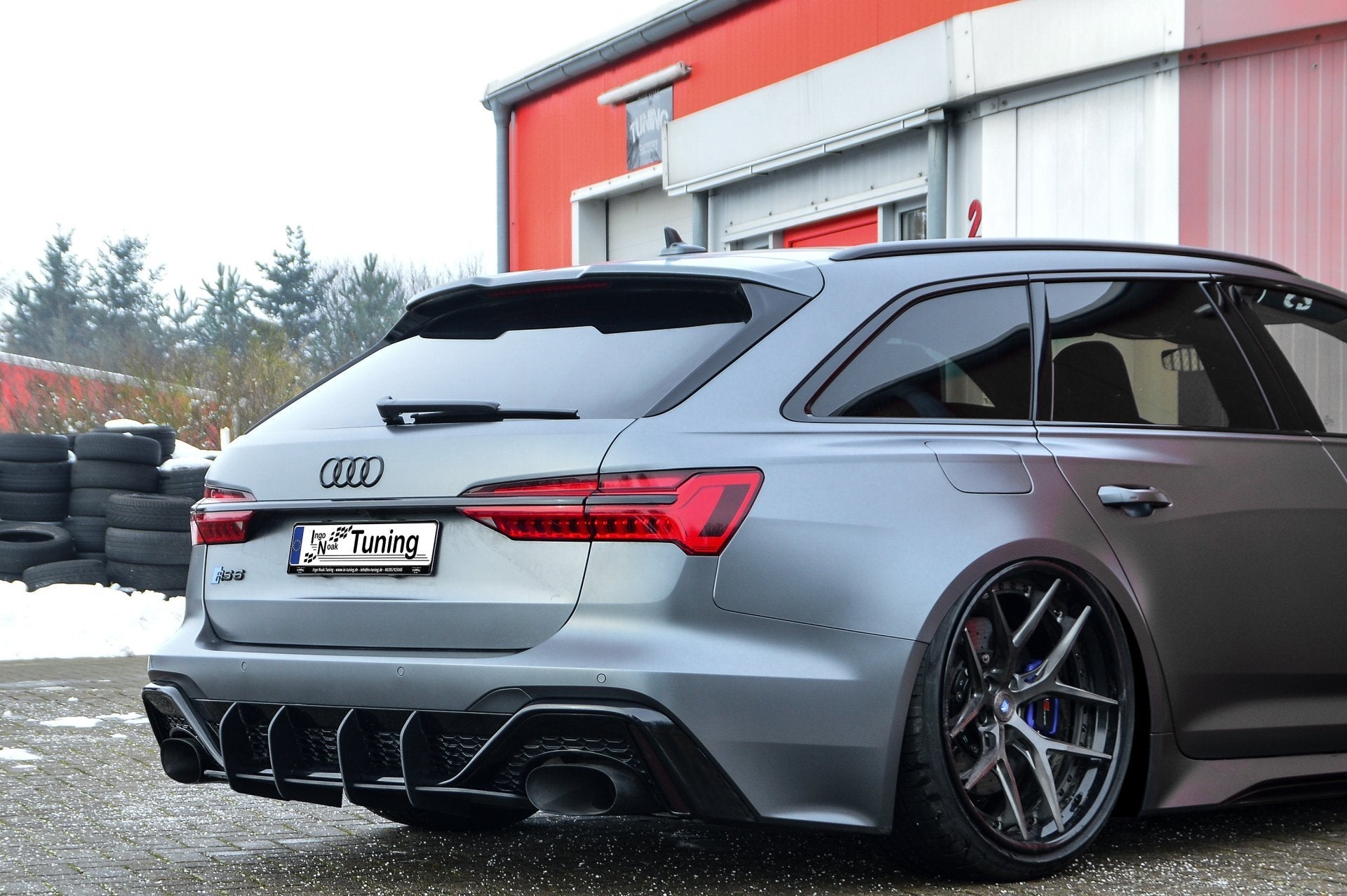 Gefräster Heckansatz passend für Audi RS6 C8