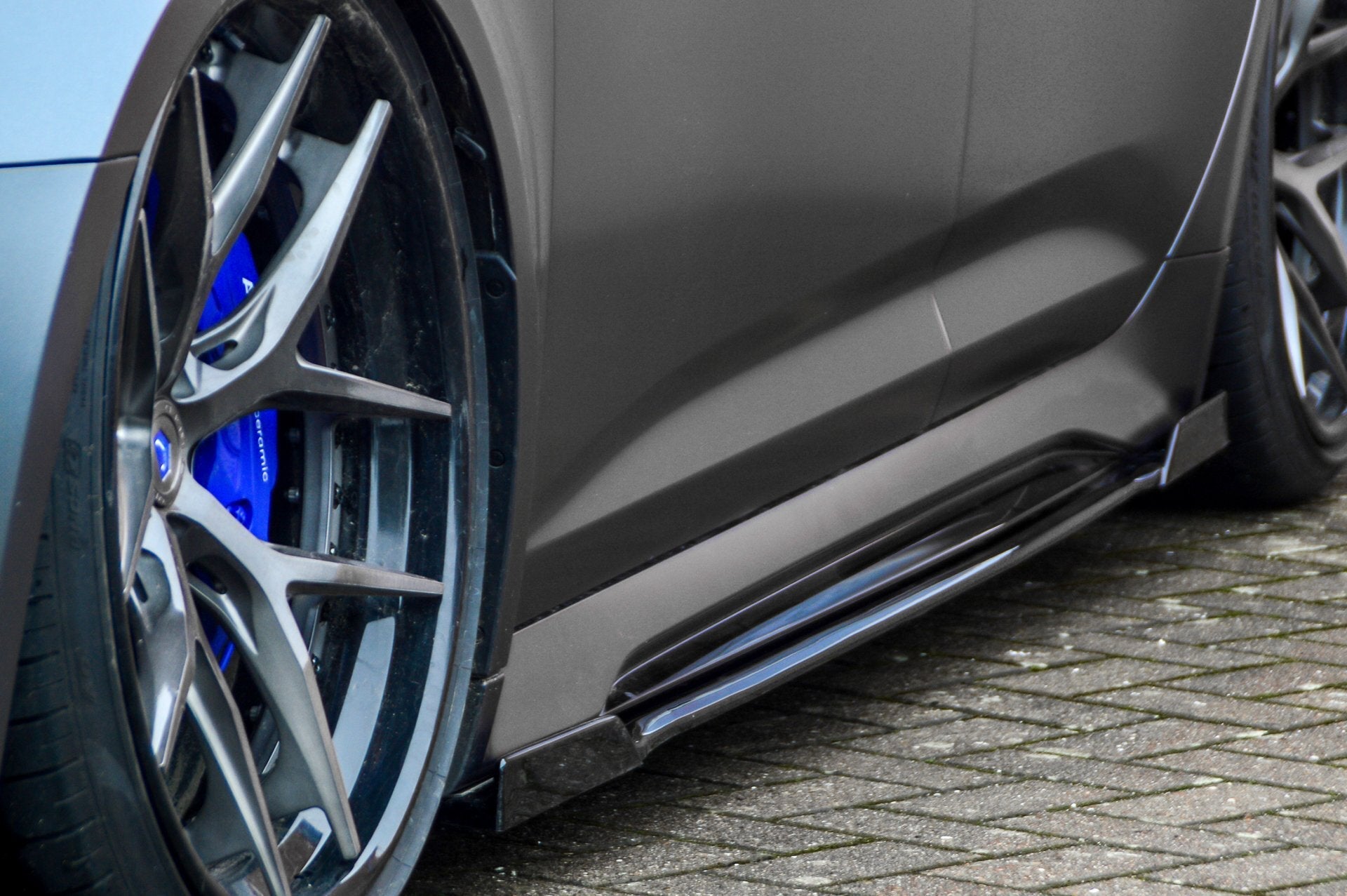 Seitenschweller mit Wing vorne und hinten passend für Audi RS6 C8