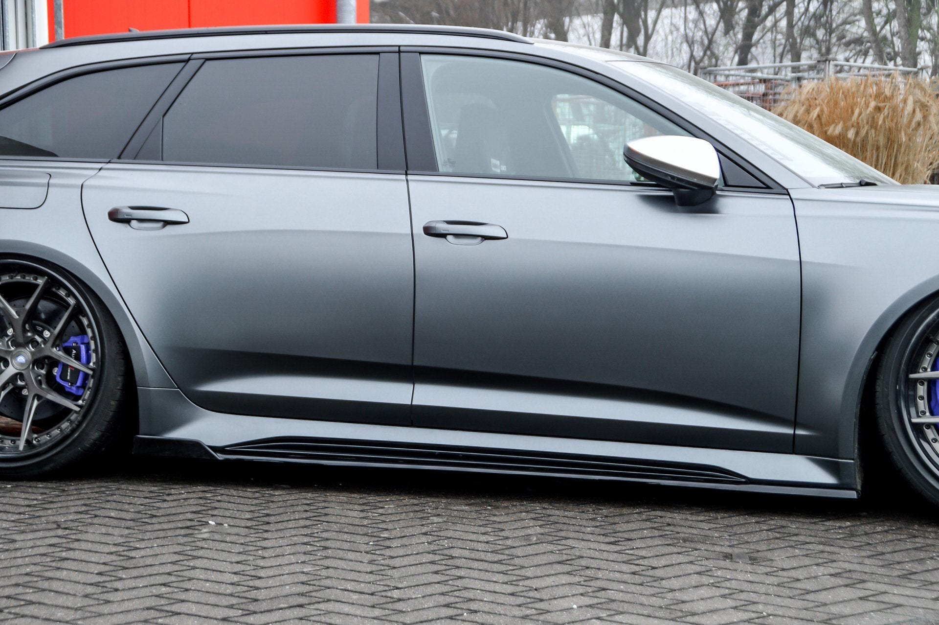 Cup Seitenschweller mit Wing hinten passend für Audi RS7 C8