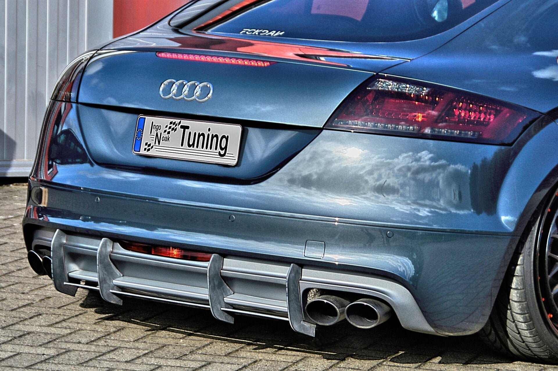 Racing Heckansatz passend für Audi TTS 8J Coupe