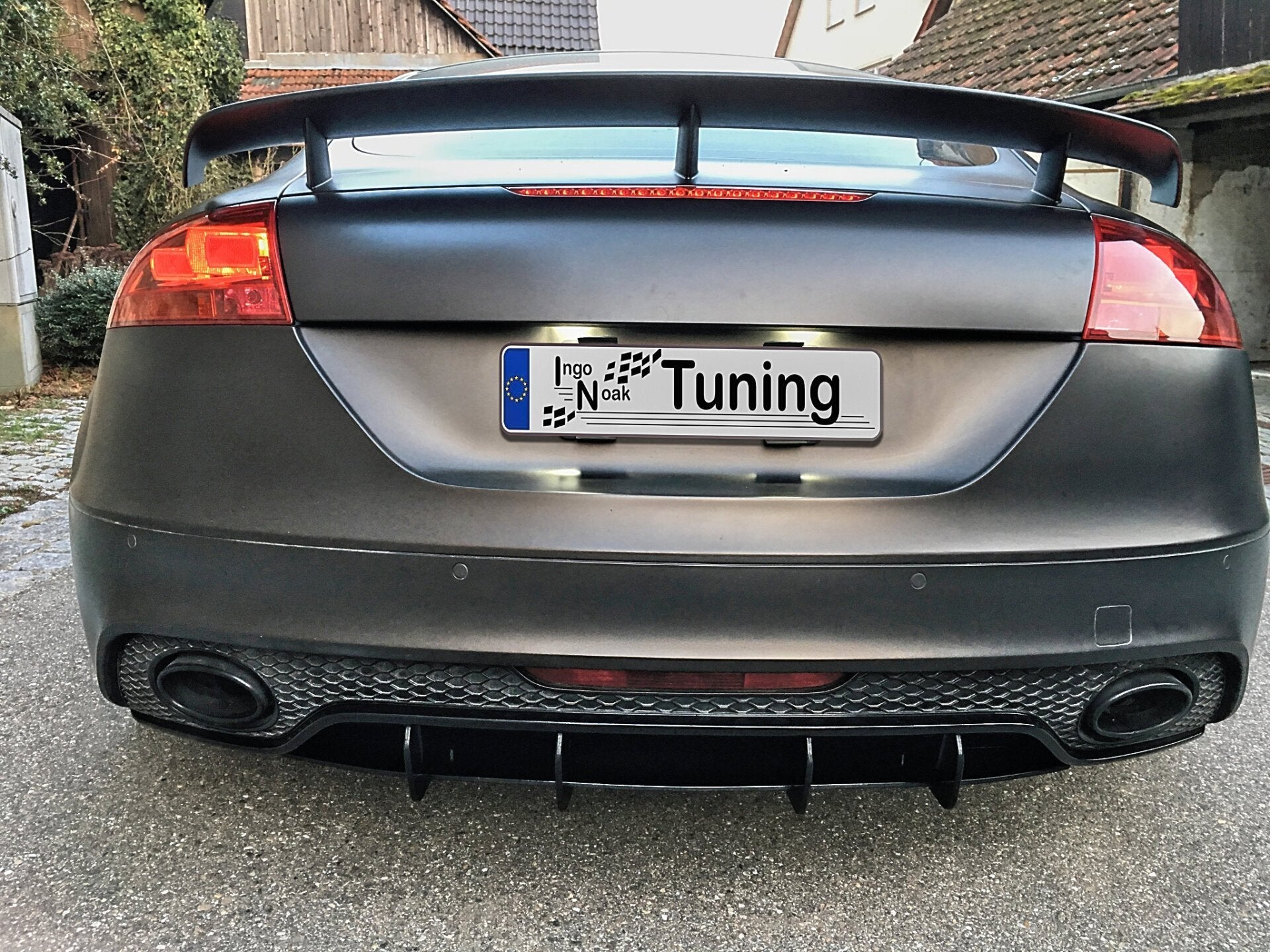 Racing Heckansatz Diffusor passend für Audi TT RS 8J Coupe