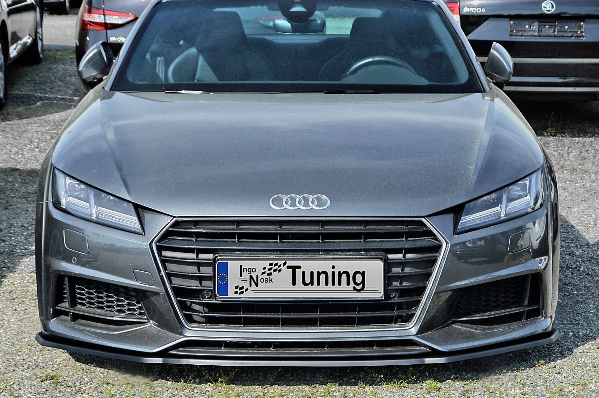 Spoilerschwert Frontspoiler Lippe Cuplippe ABS passend für Audi TT TTS 8S S Line
