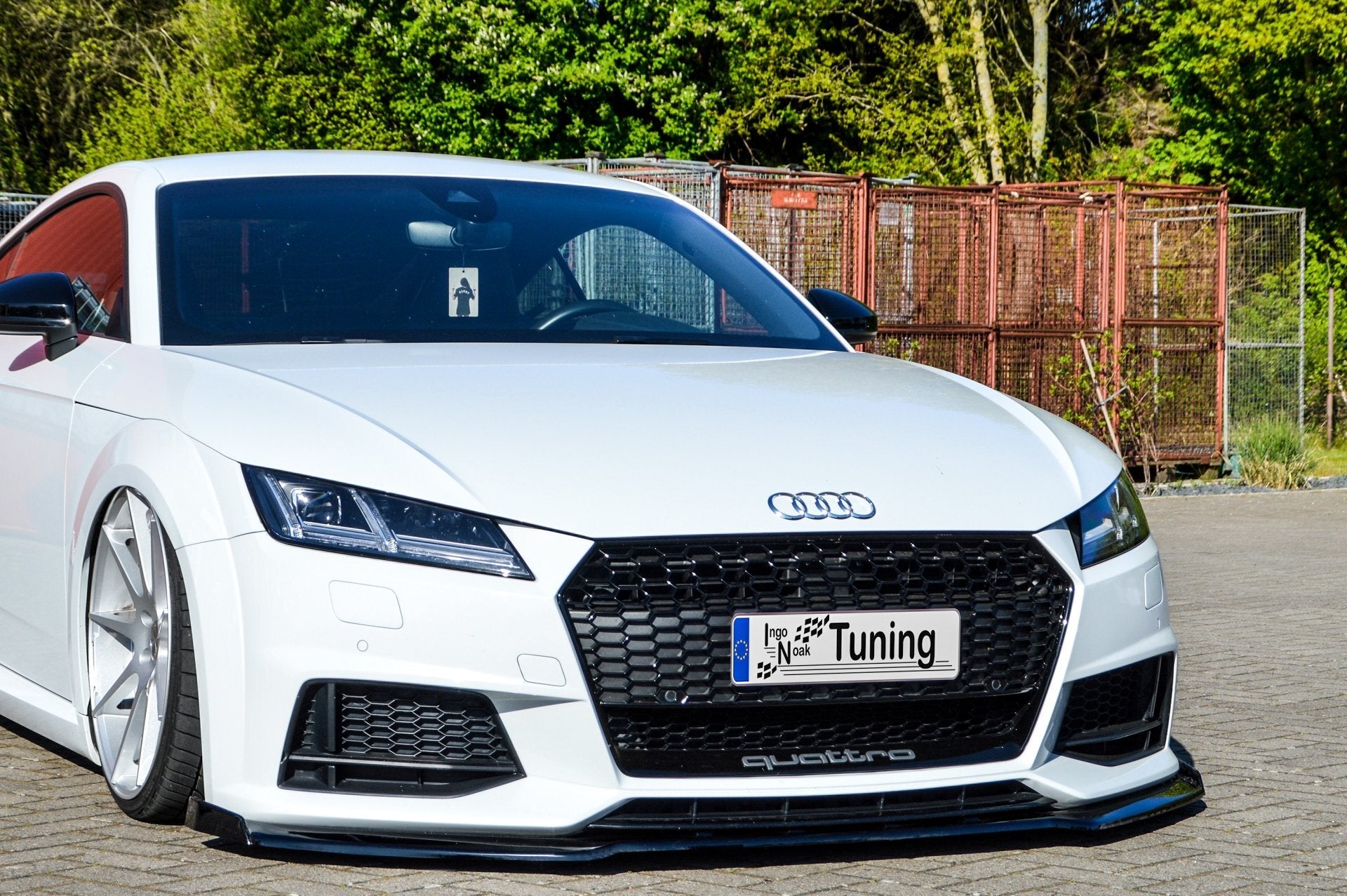 Spoilerschwert Frontspoiler Cuplippe mit Wing aus ABS passend für Audi TT+TTS 8S S-Line