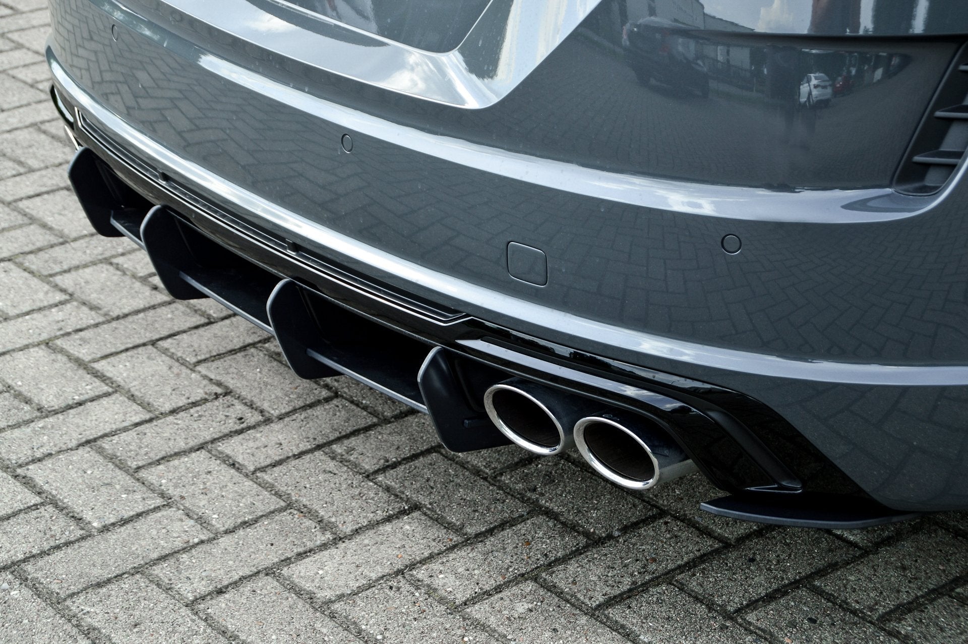 Racing Heckansatz Diffusor passend für Audi TTS 8S Facelift