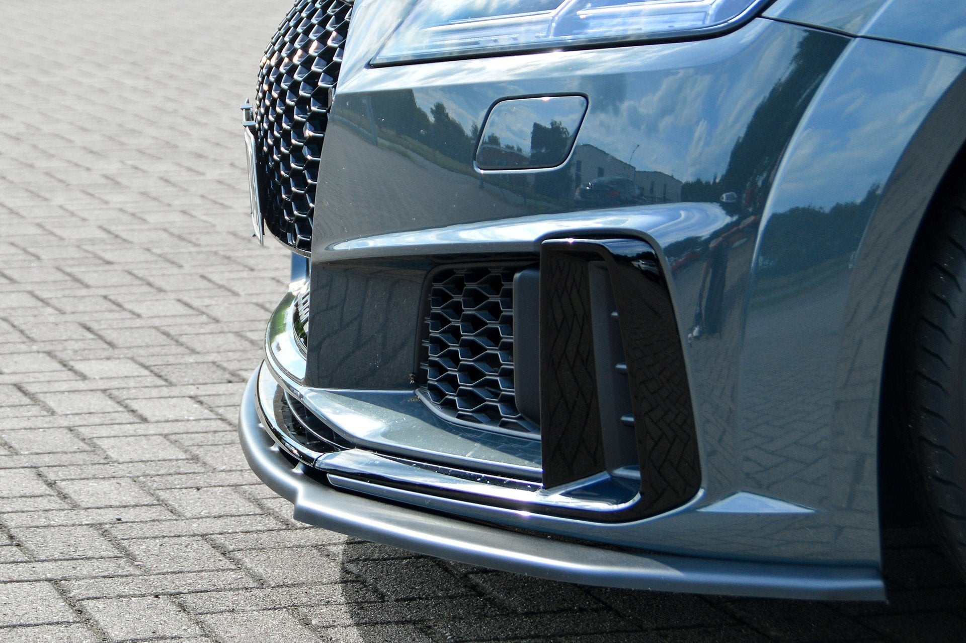 Spoilerschwert Frontspoiler aus ABS passend für Audi TT+TTS 8S S-Line Facelift