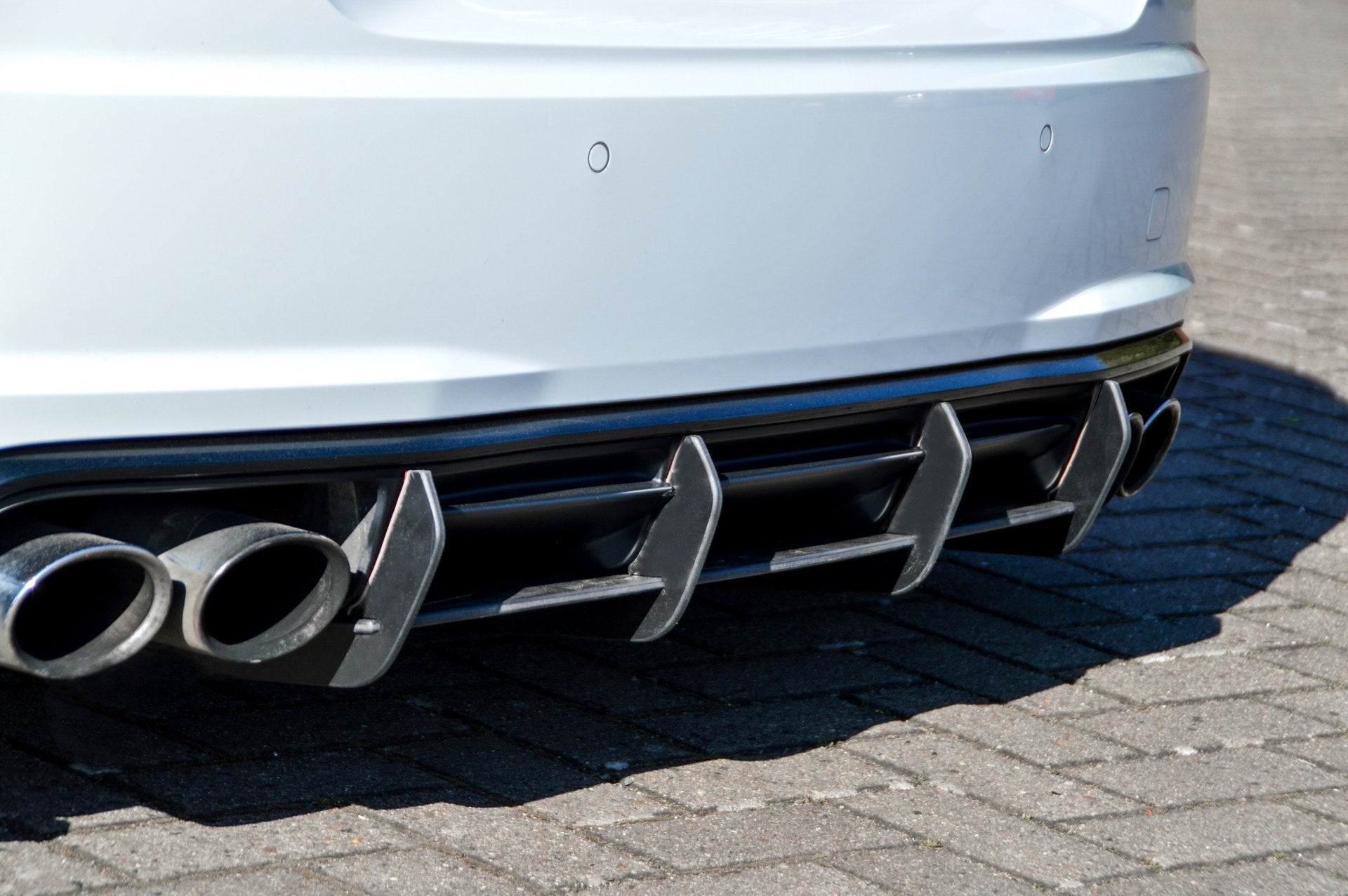 Racing Heckansatz Diffusor passend für Audi TTS 8S Coupe+ Roadster