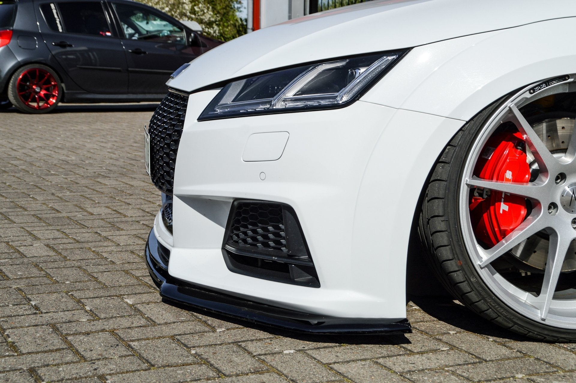 Spoilerschwert Frontspoiler Cuplippe aus ABS passend für Audi TT+TTS 8S S-Line