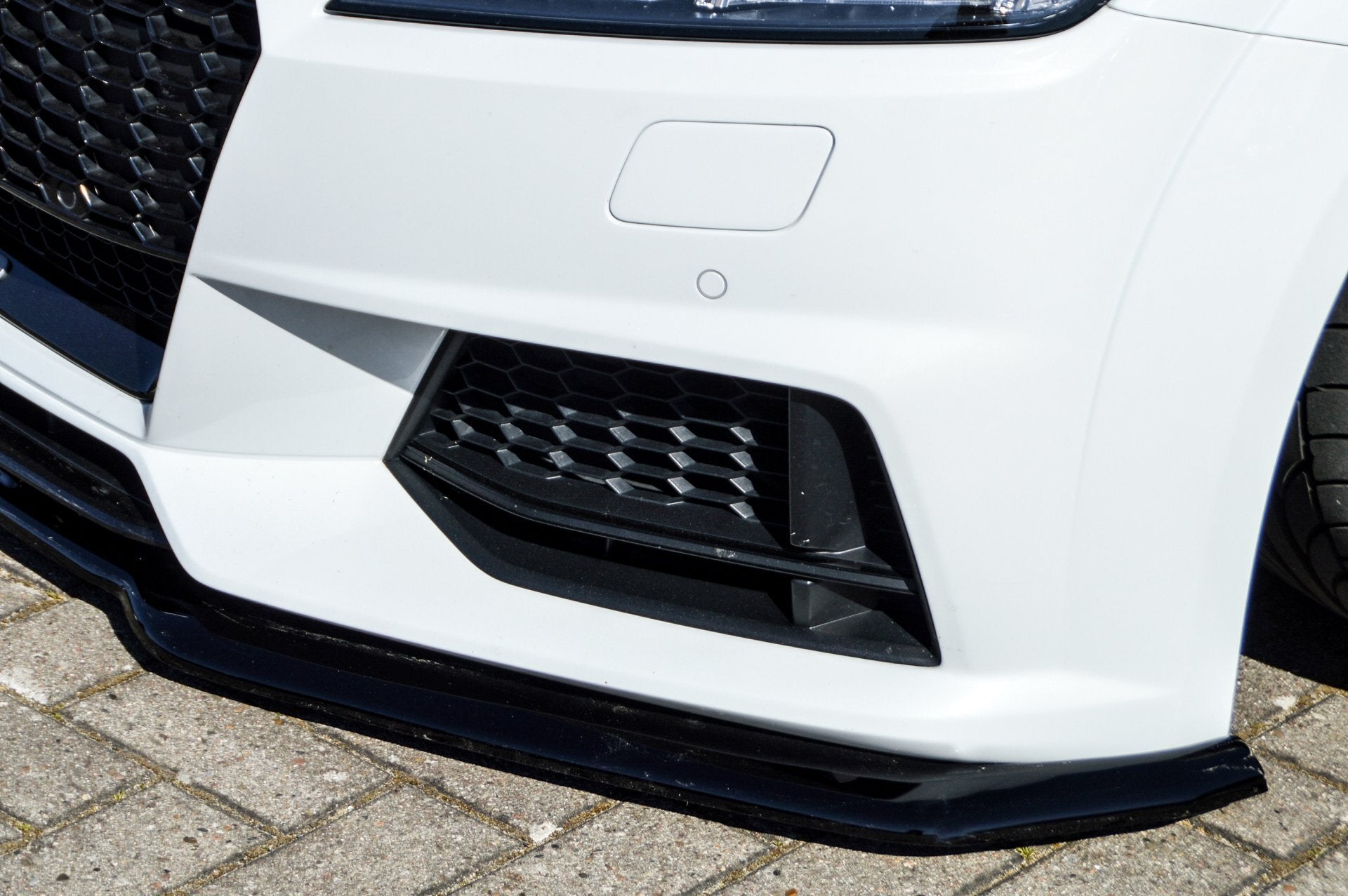 Spoilerschwert Frontspoiler Cuplippe aus ABS passend für Audi TT+TTS 8S S-Line
