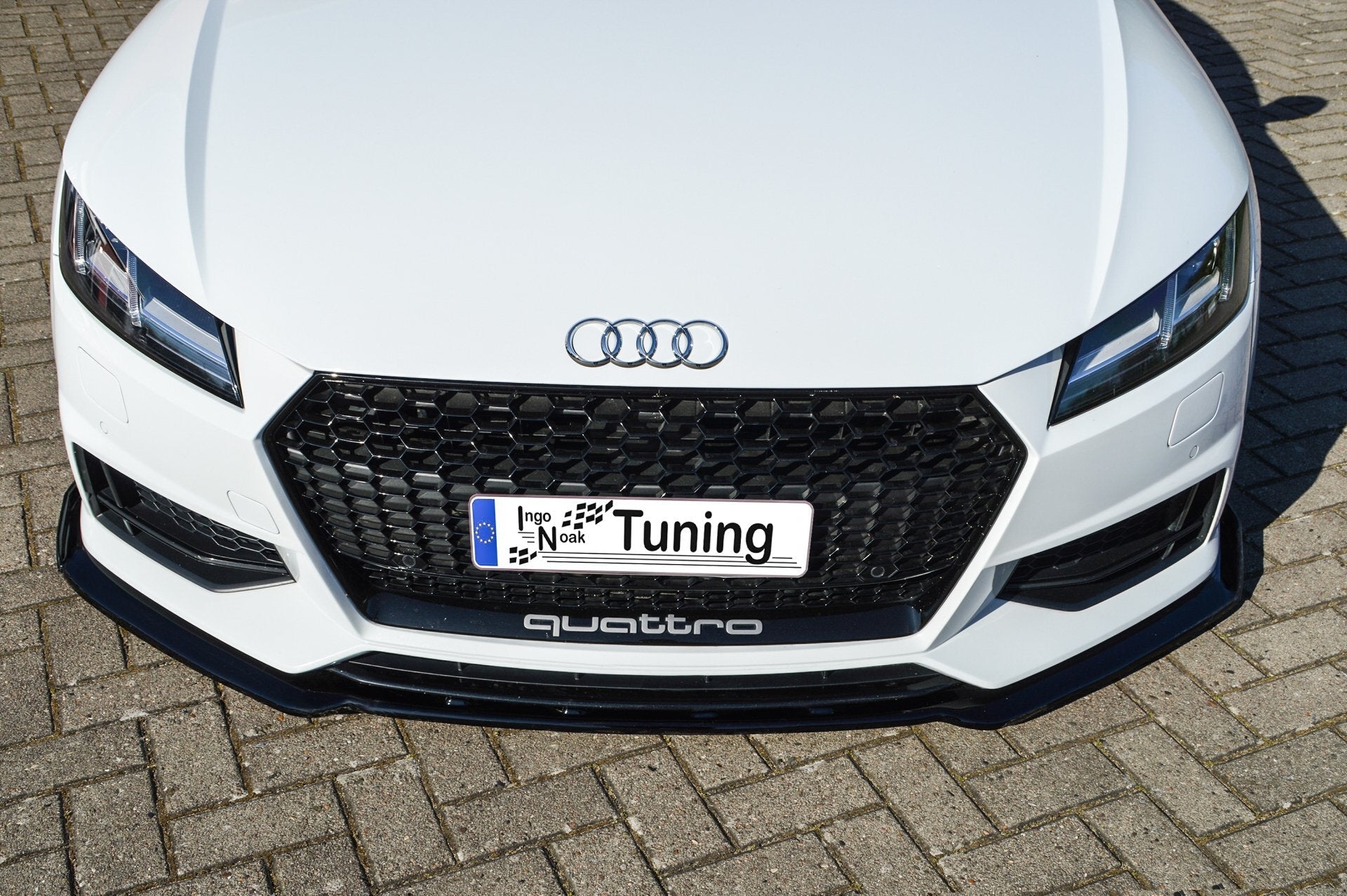 Spoilerschwert Frontspoiler Cuplippe mit Wing aus ABS passend für Audi TT+TTS 8S S-Line