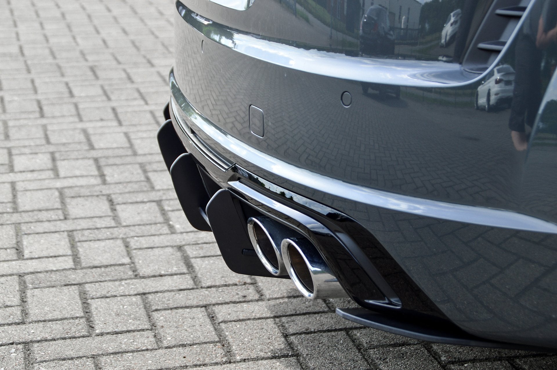 Racing Heckansatz Diffusor passend für Audi TTS 8S Facelift