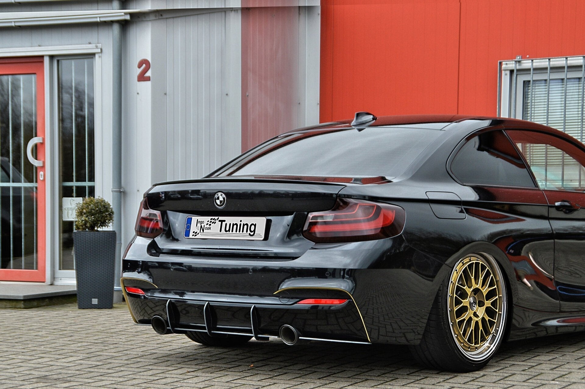 Gefräster Heckansatz passend für BMW 2er F22/F23 M235i
