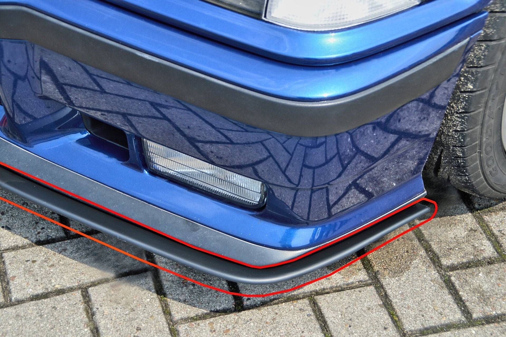 Frontspoiler passend für BMW E36 3er M-Technik M3 Cuplippe Spoilerschwert ABS mit ABE