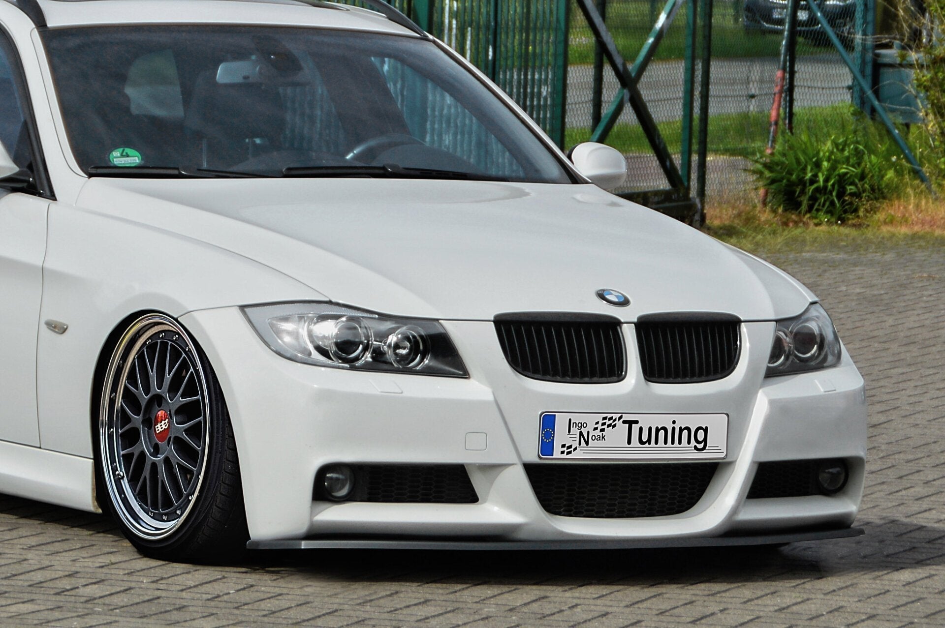 Cup Spoilerschwert Frontspoiler Cuplippe ABS passend für BMW E90 E91 Vorfacelift 3er M-Paket ABE