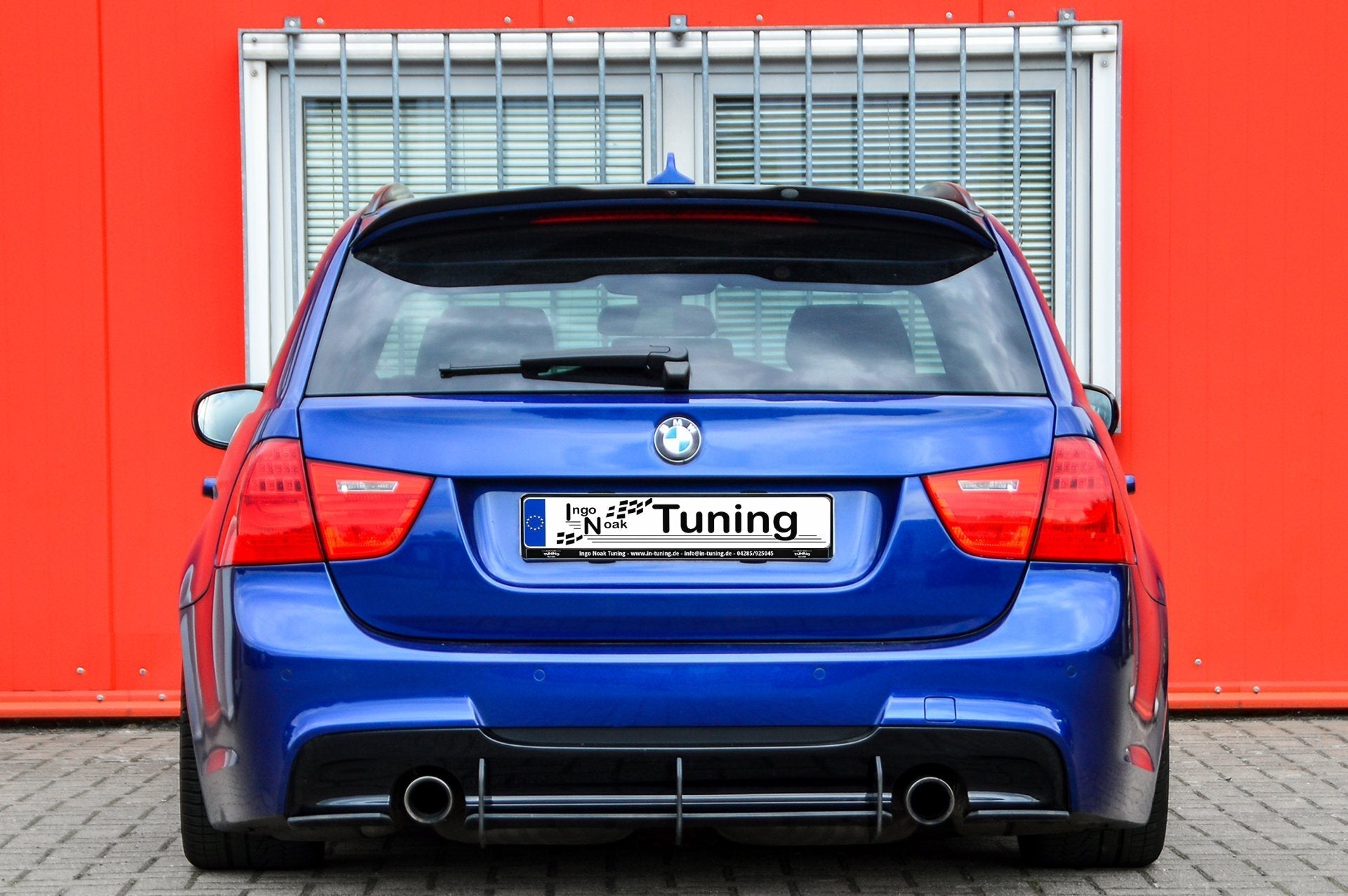 Gefräster Heckansatz passend für BMW 3er E90+E91 M-Paket Facelift