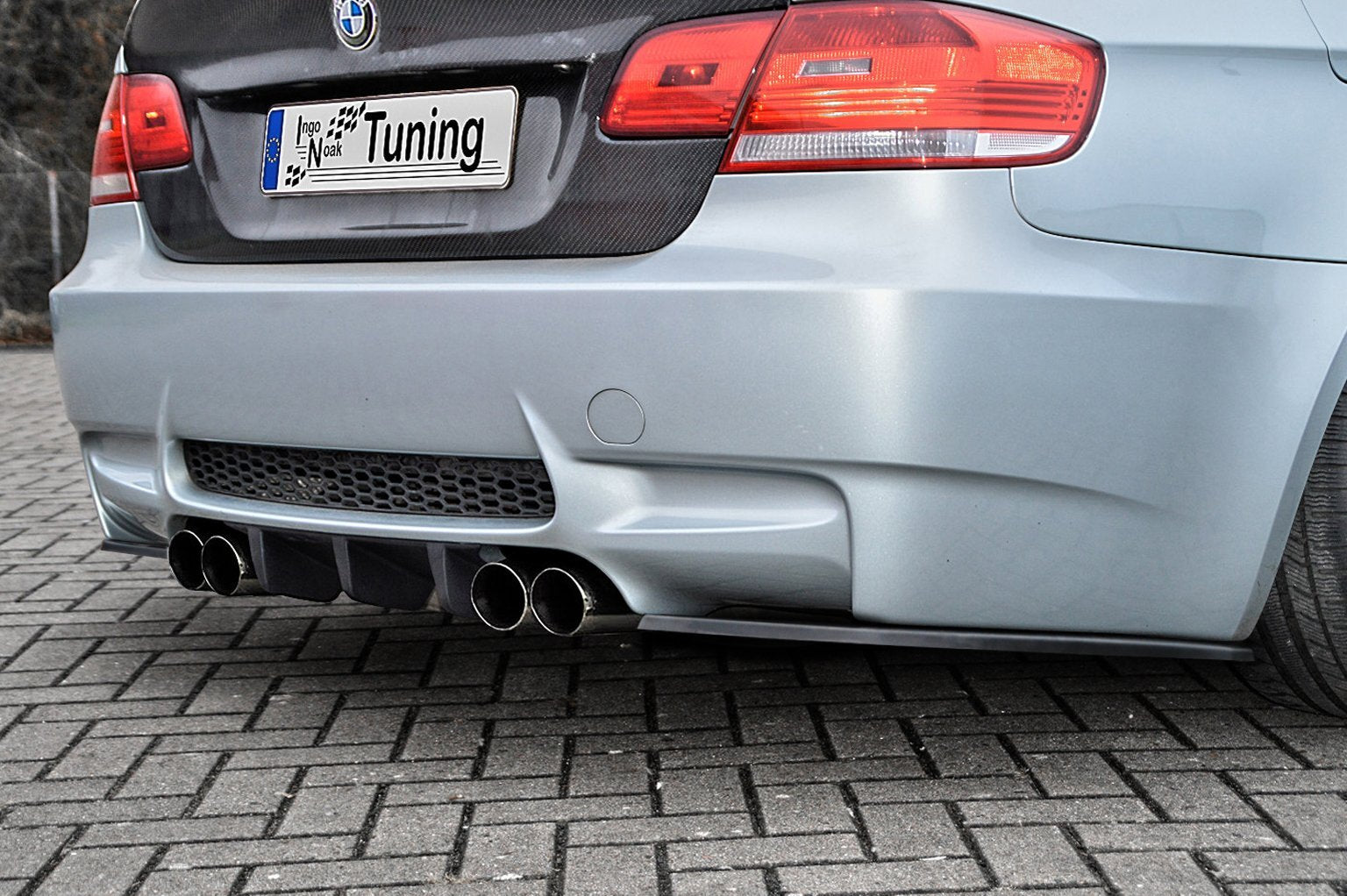 Heckdiffusor Set mit Mittelteil und Seitenteilen passend für BMW M3 E92 E93