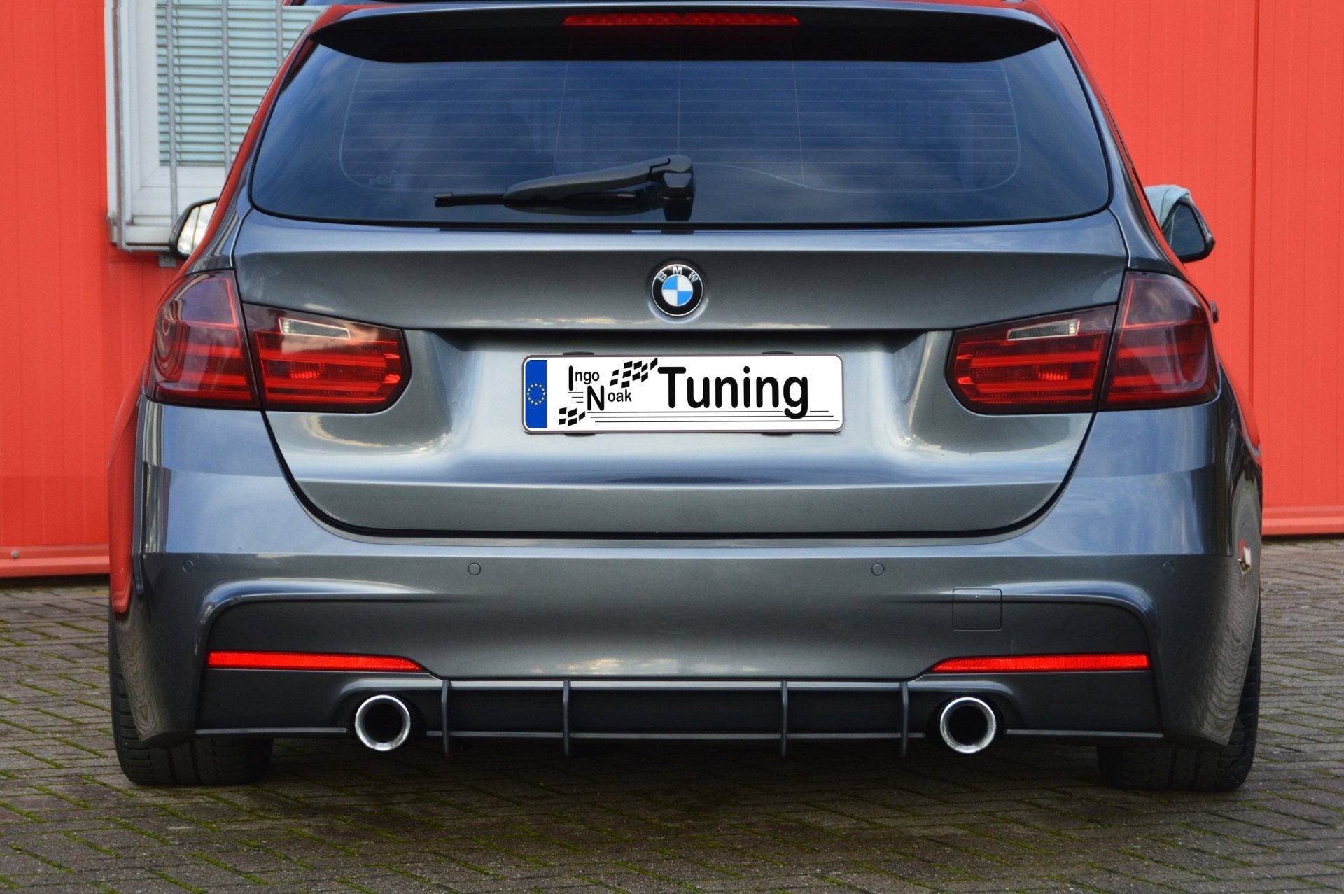 Gefräster Heckansatz passend für BMW 3er F31 M-Paket inkl Facelift