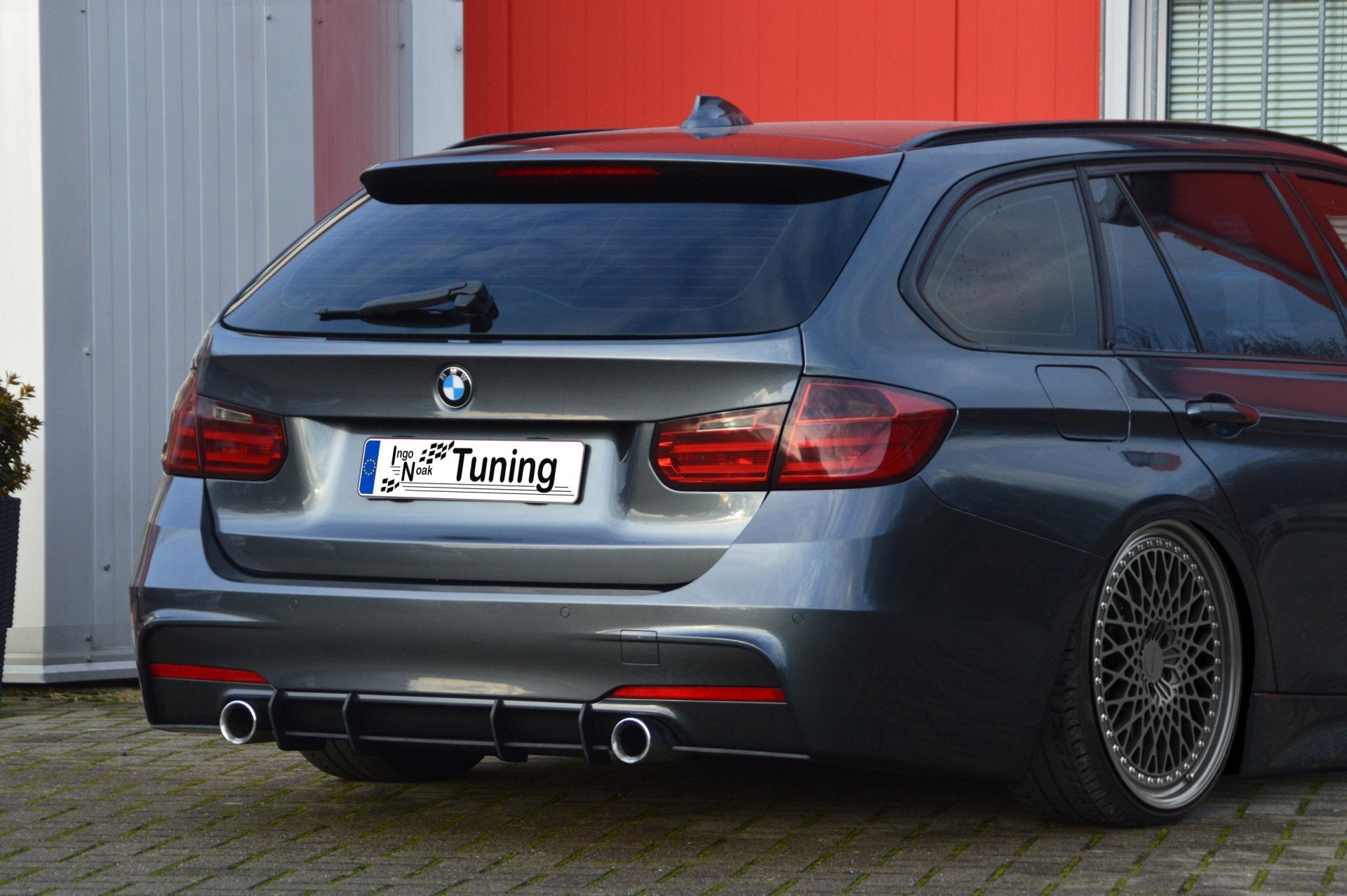 Gefräster Heckansatz passend für BMW 3er F31 M-Paket inkl Facelift