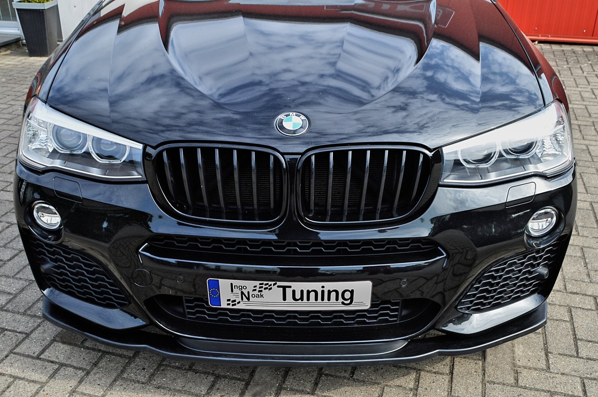 Cup Frontspoilerlippe passend für BMW X3/X4 F25 F26 mit M-Paket