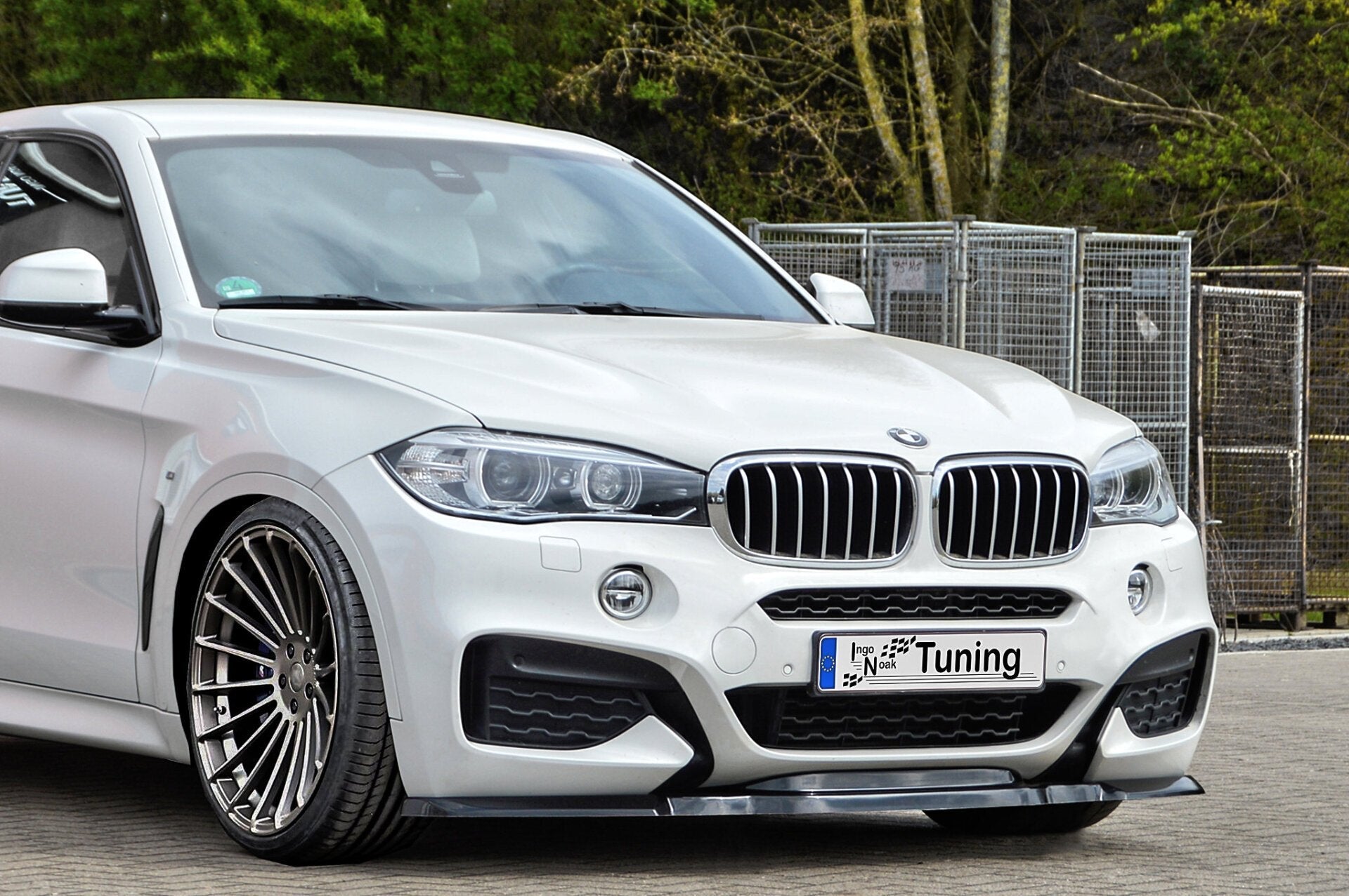 Cup Frontspoilerlippe passend für BMW X6 F16 mit M-Paket