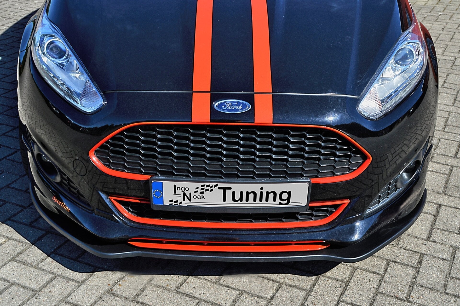 Cup Frontspoilerlippe passend für Ford Fiesta Sport JA8 MK7 Facelift