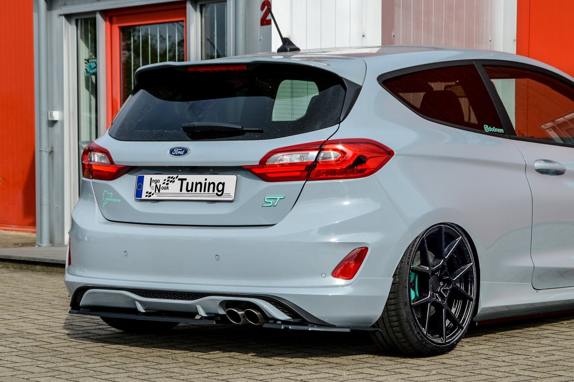 Heckansatz aus ABS passend für Ford Fiesta ST JHH