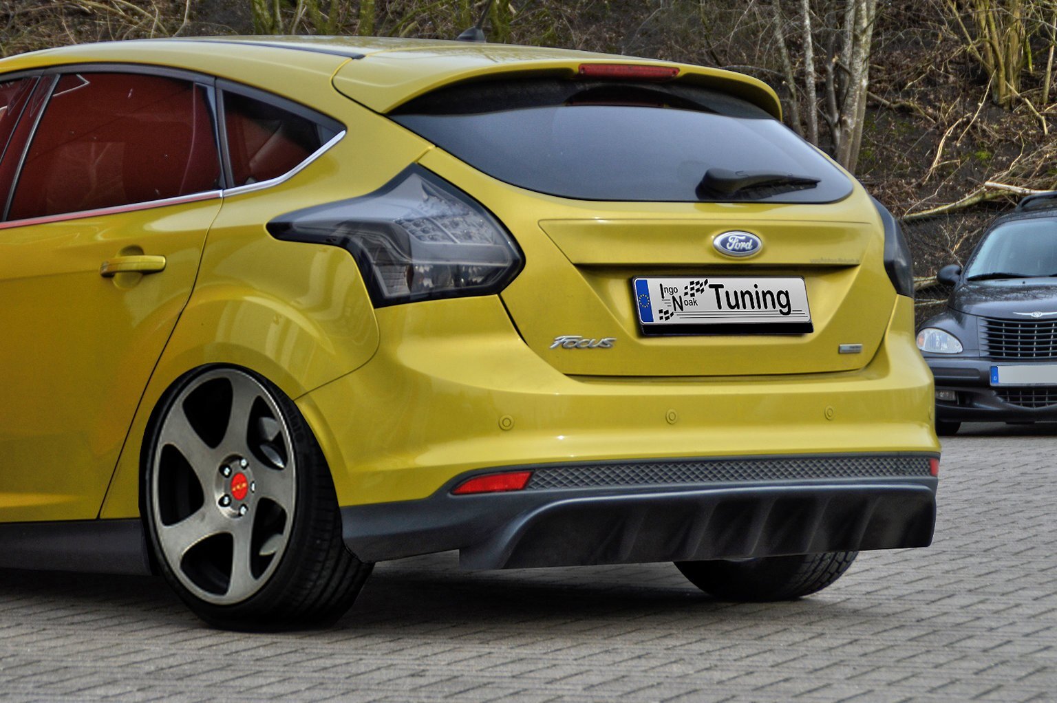 Heckansatz Heckdiffusor passend für Ford Focus DYB